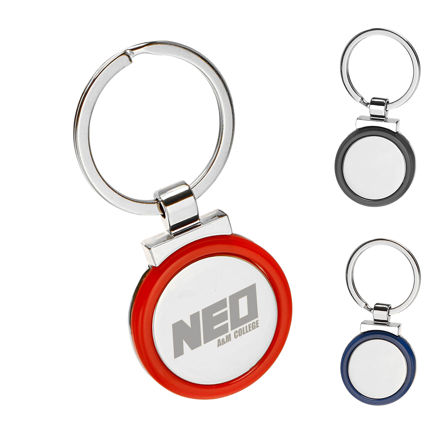 Colorful Metal Keychain Accents