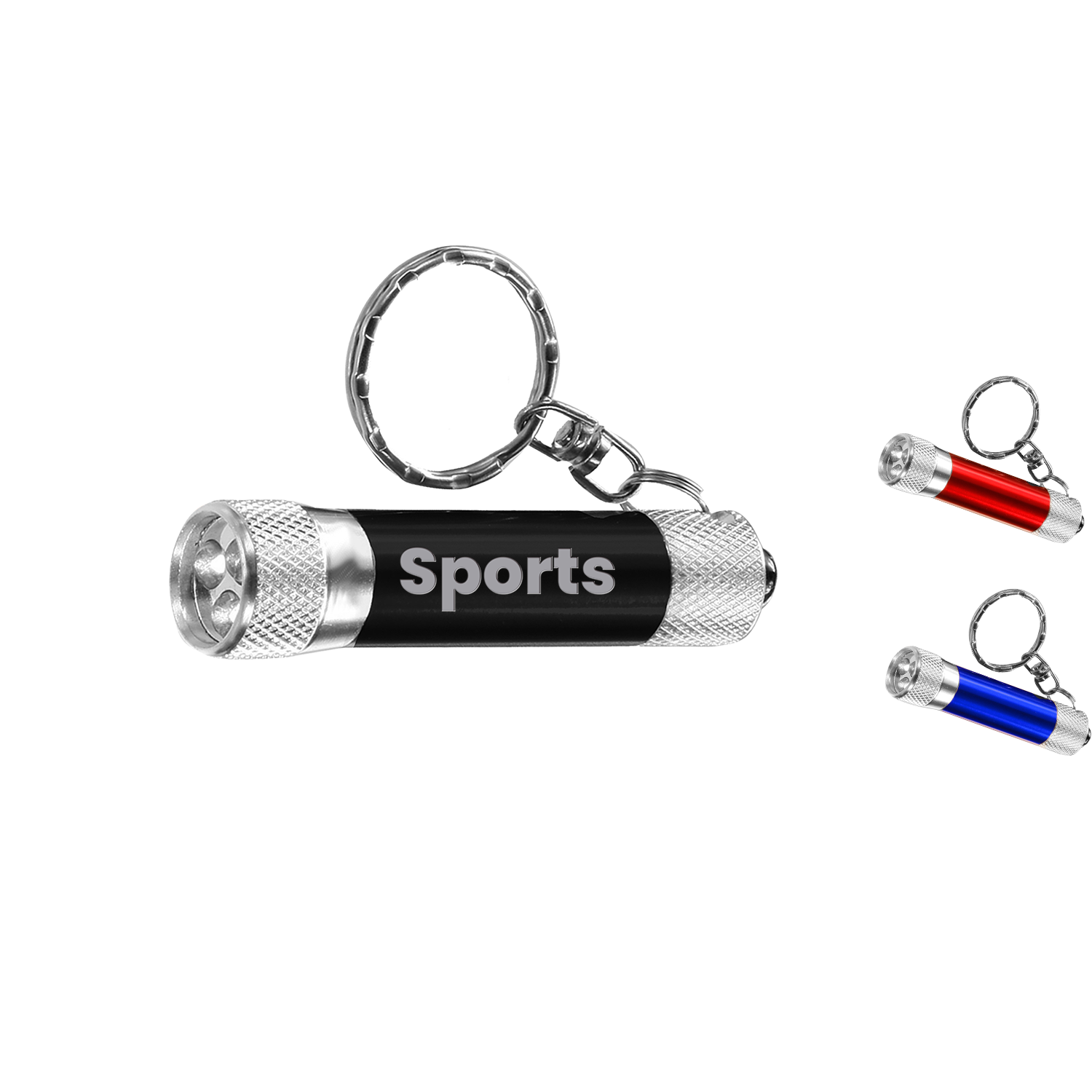Metal LED Flashlight Keychains
