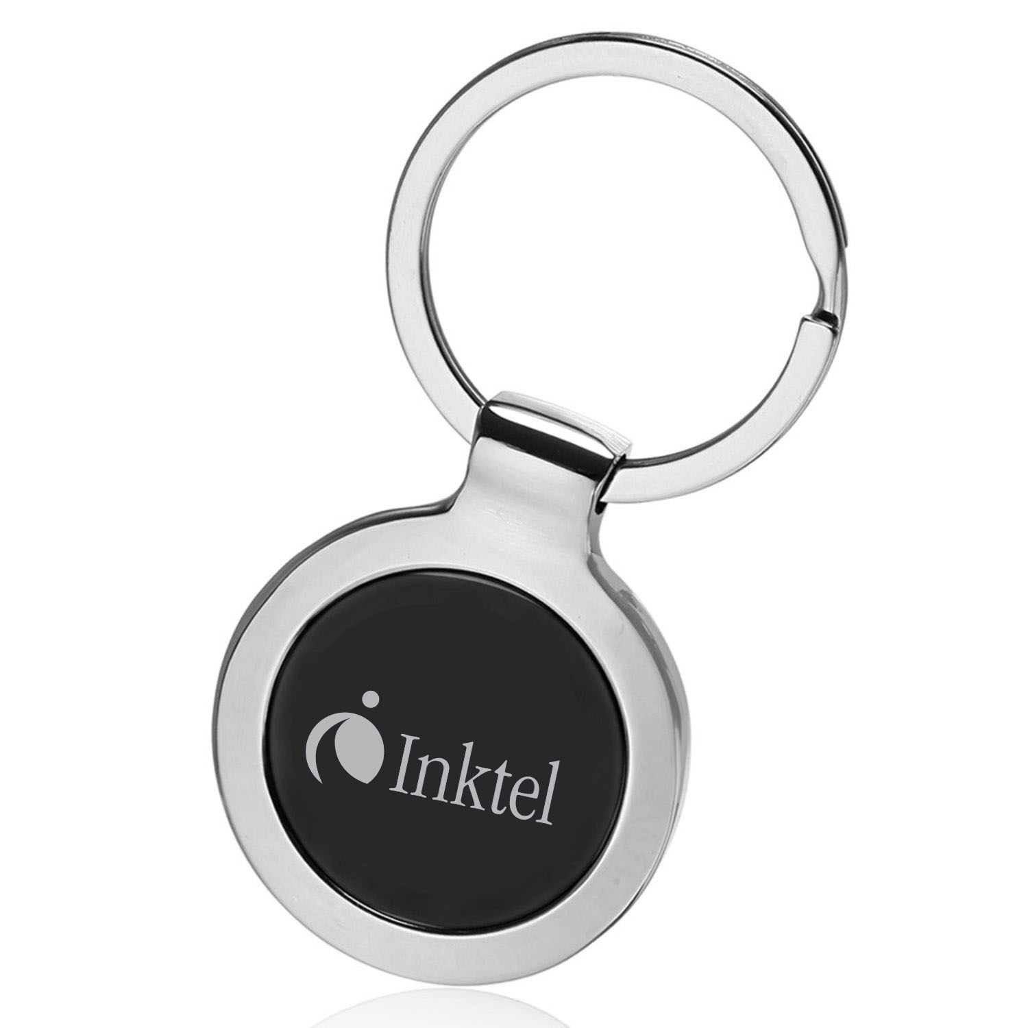 Round Keychains in Two Tone
