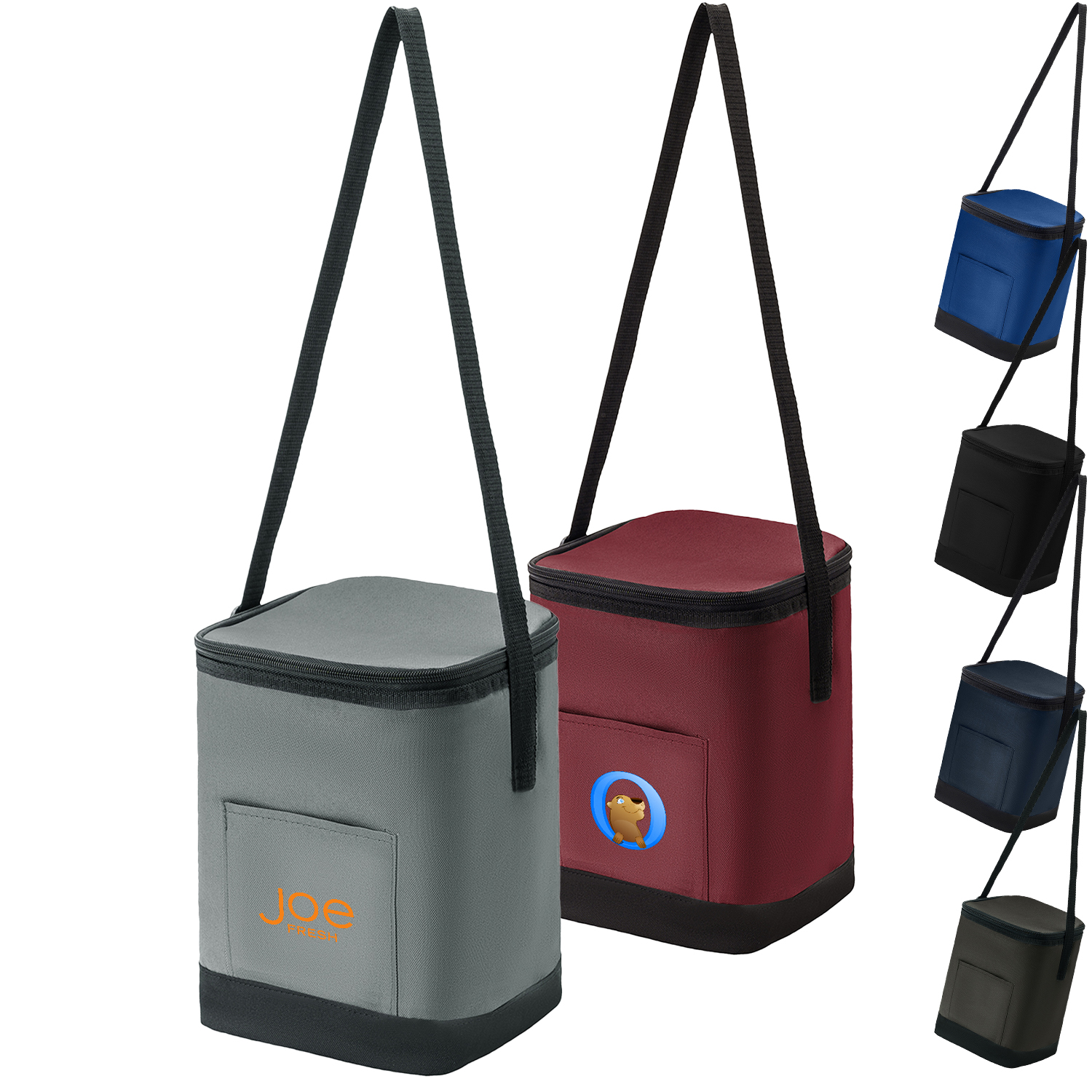 600D Soft Pack Insulated Lunch Bag with Adjustable Handles