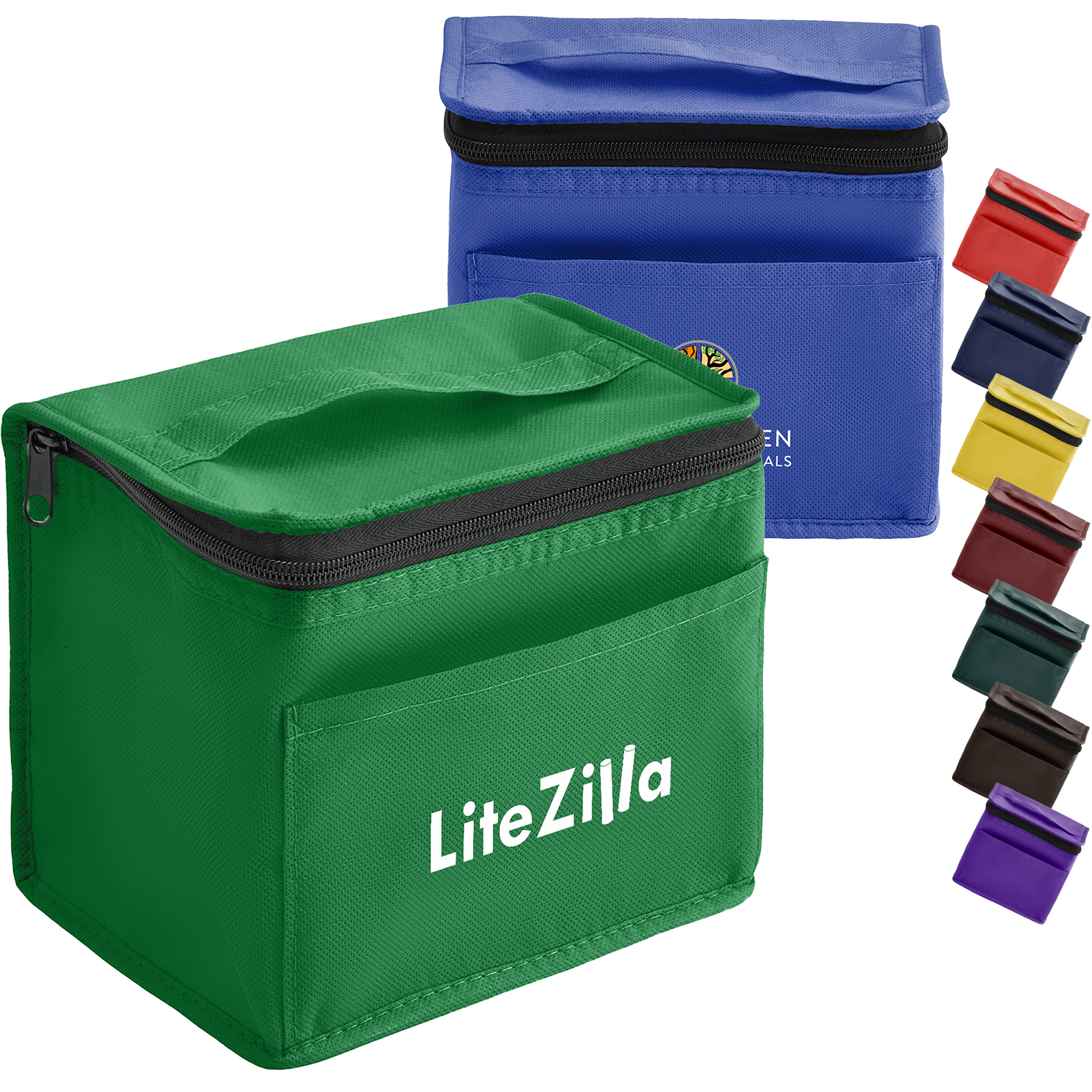 Non-woven Food Safe Foil Lining Large Lunch Bag