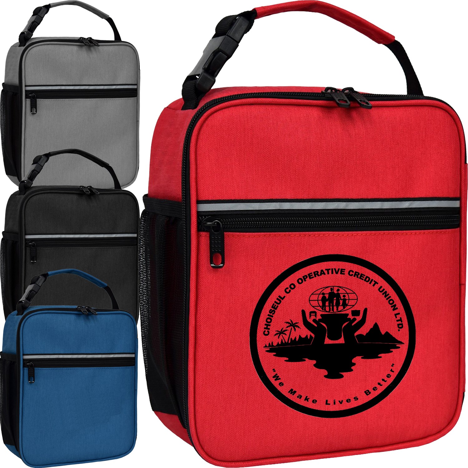 12-Can Aluminum Foil Lining Cooler Lunch Box
