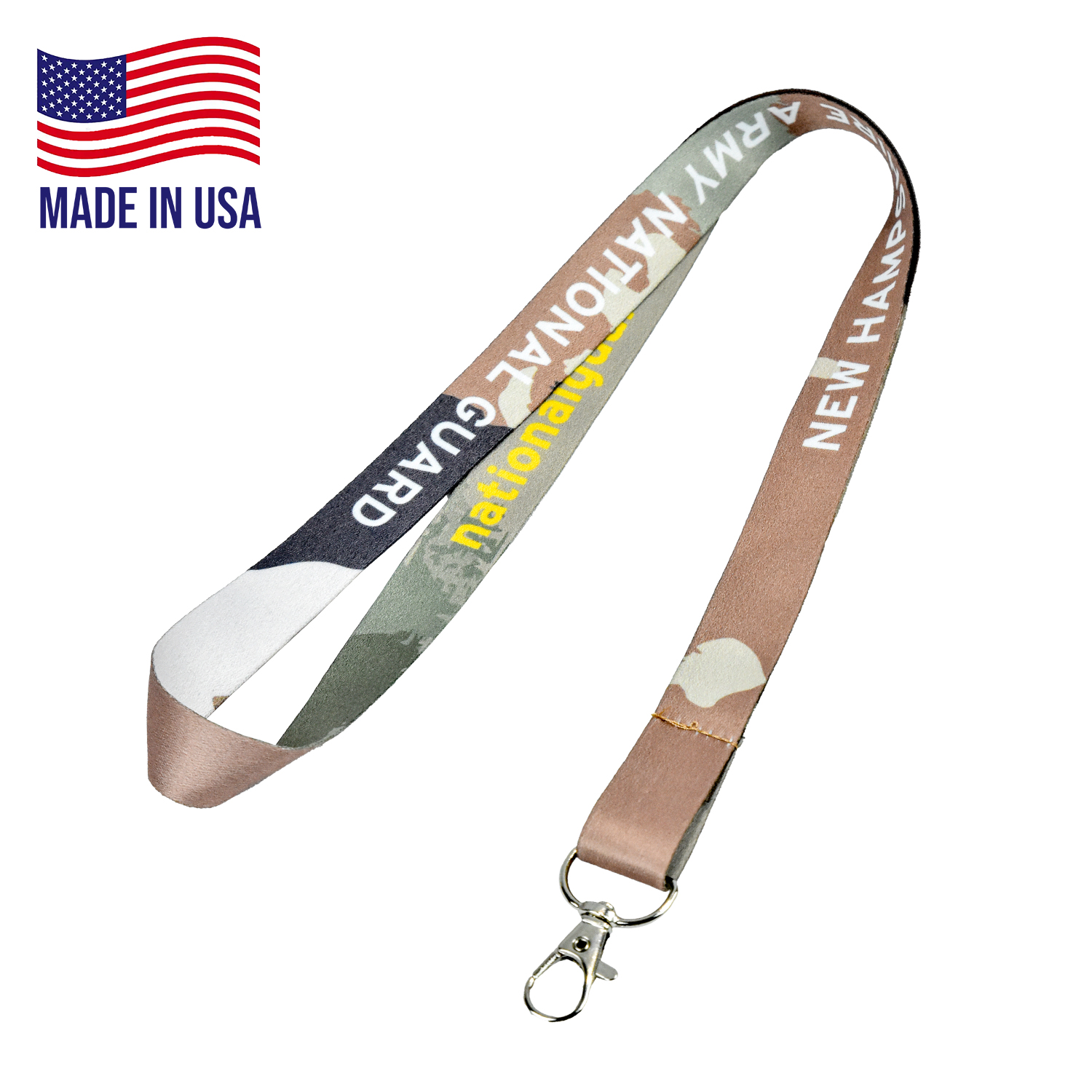 3/4 inch USA Made Dye Sublimation Lanyards