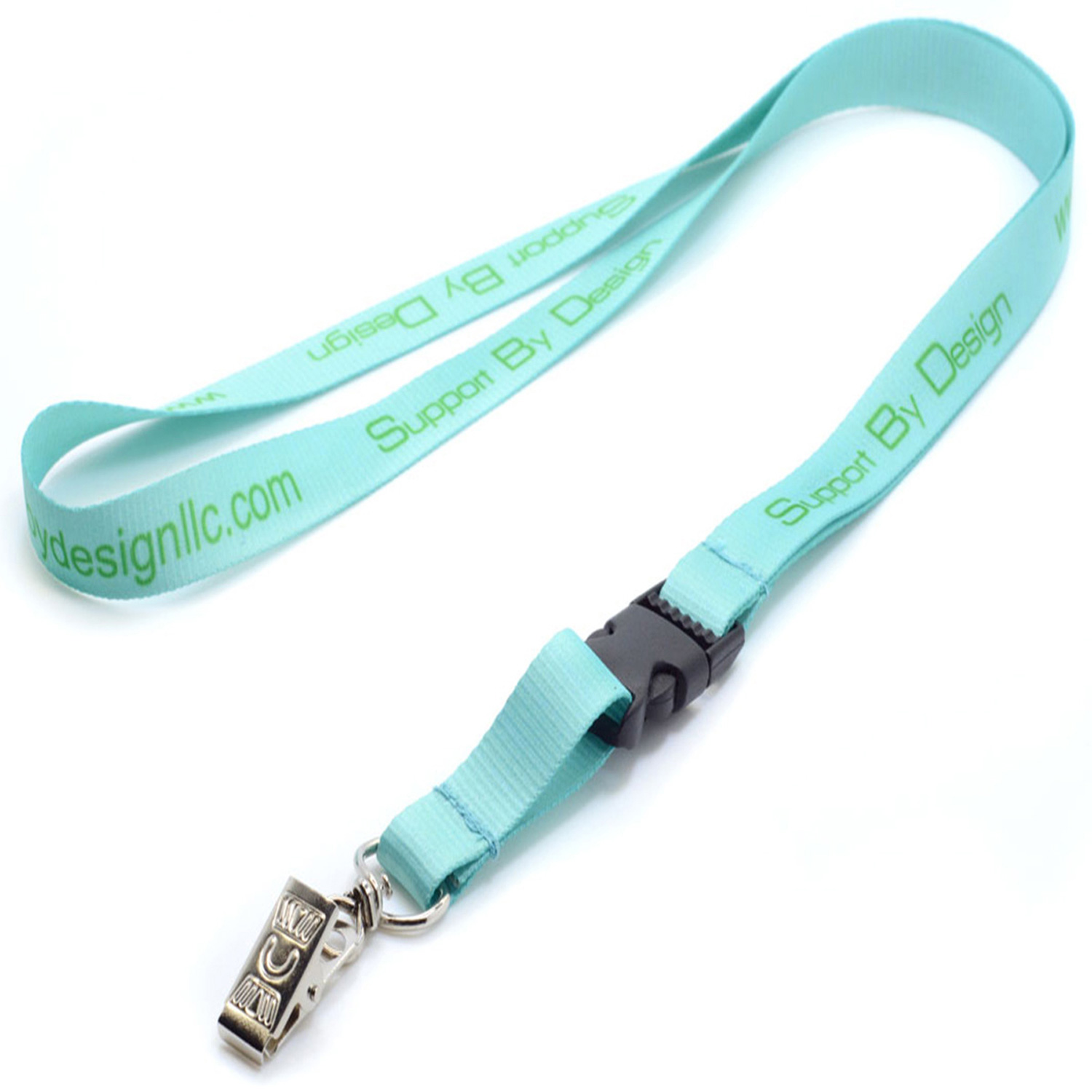 3/4"  Polyester Full color Lanyards with Buckle Release