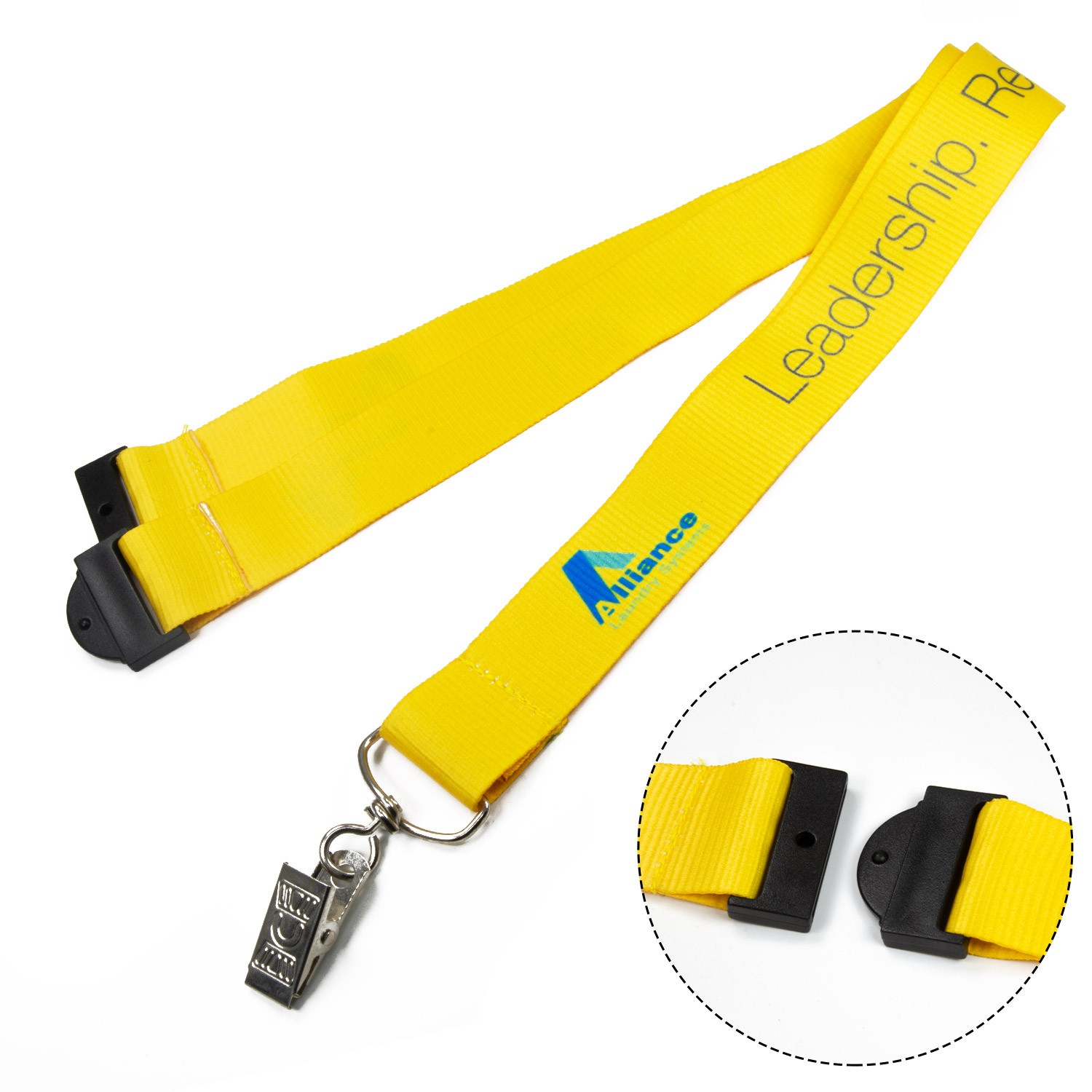 3/4"  Polyester Full color Lanyards with Safety Breakaway