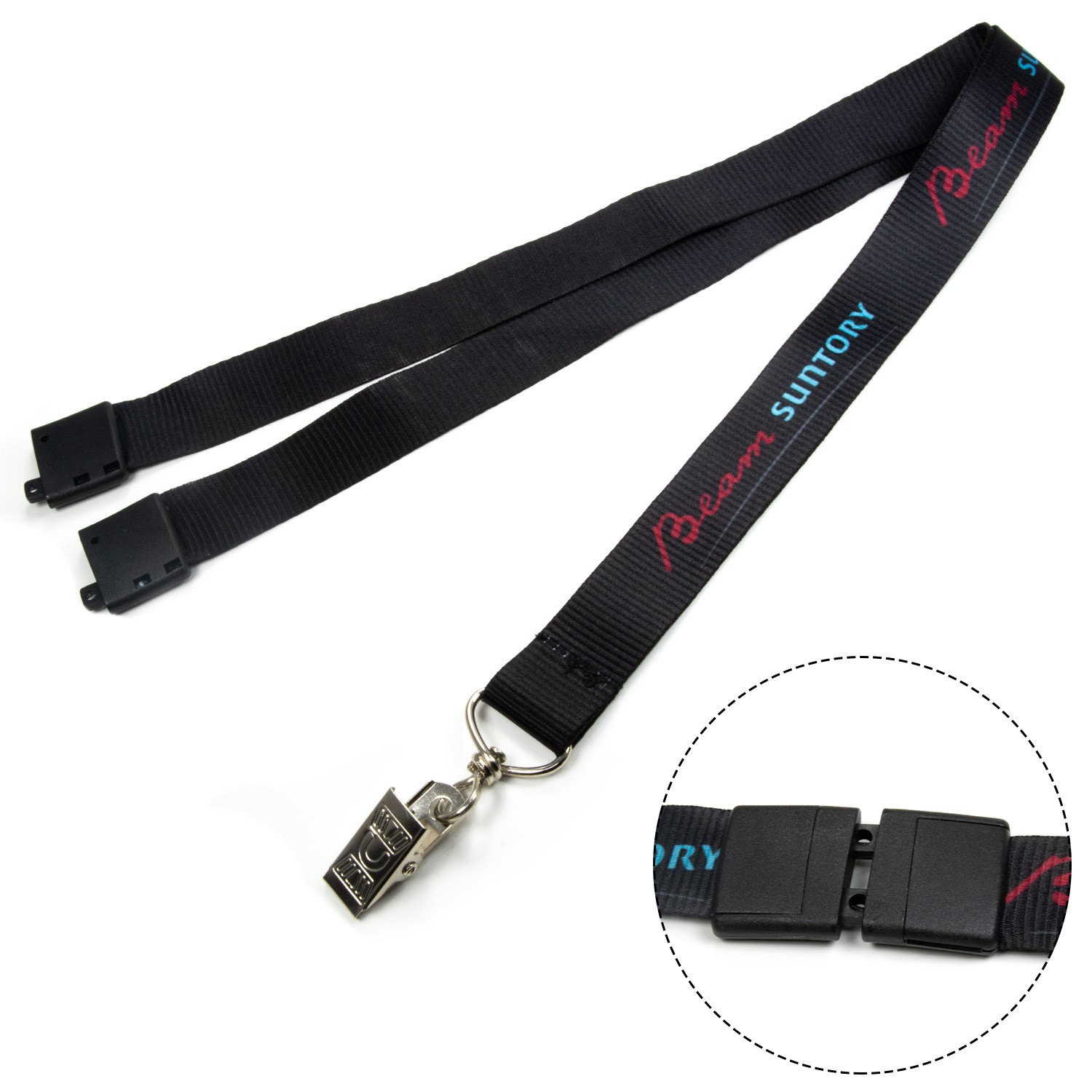 5/8"  Polyester Full color Lanyards with Safety Breakaway