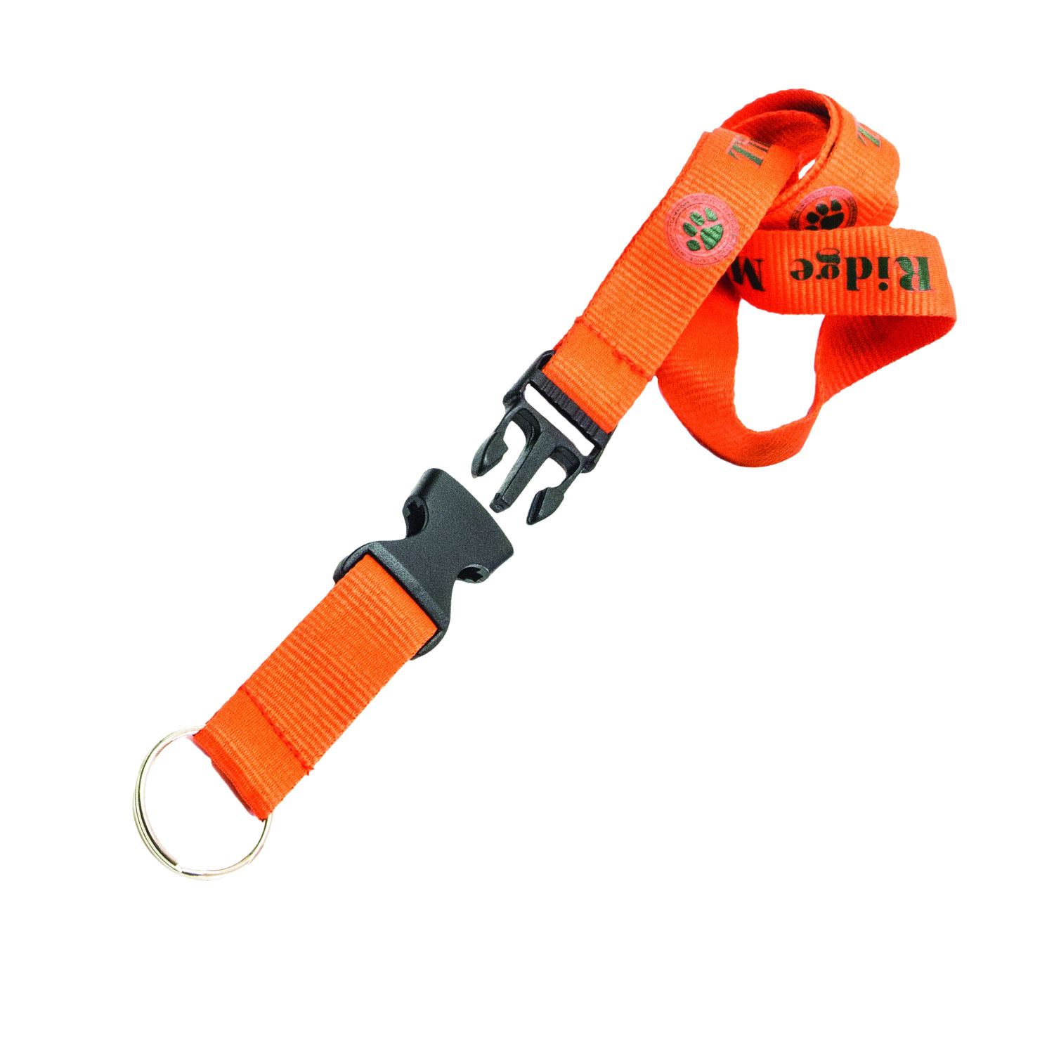 Polyester Lanyards with Detachable Buckle Release