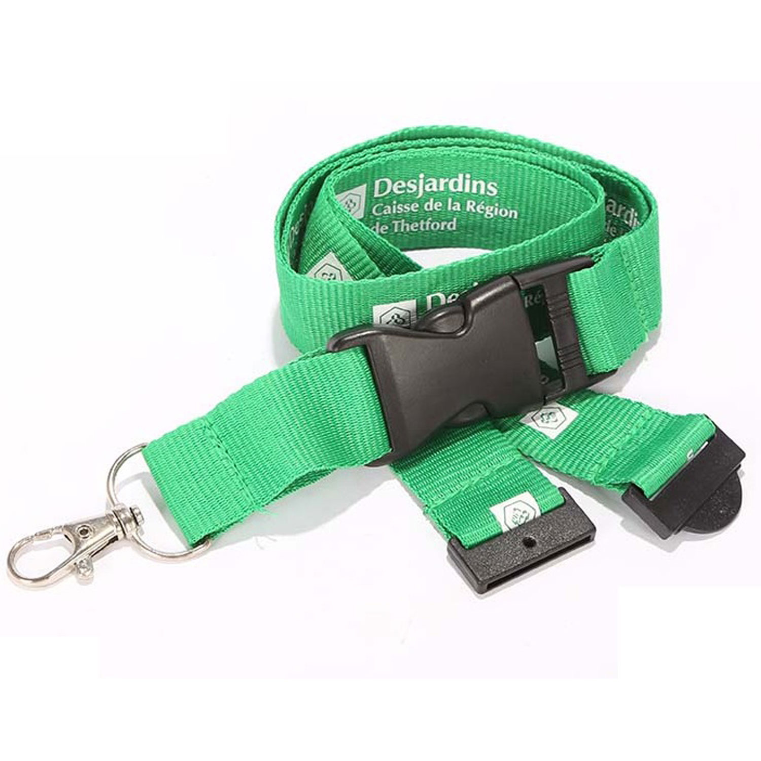Polyester Lanyards w/ Buckle Release and Safety