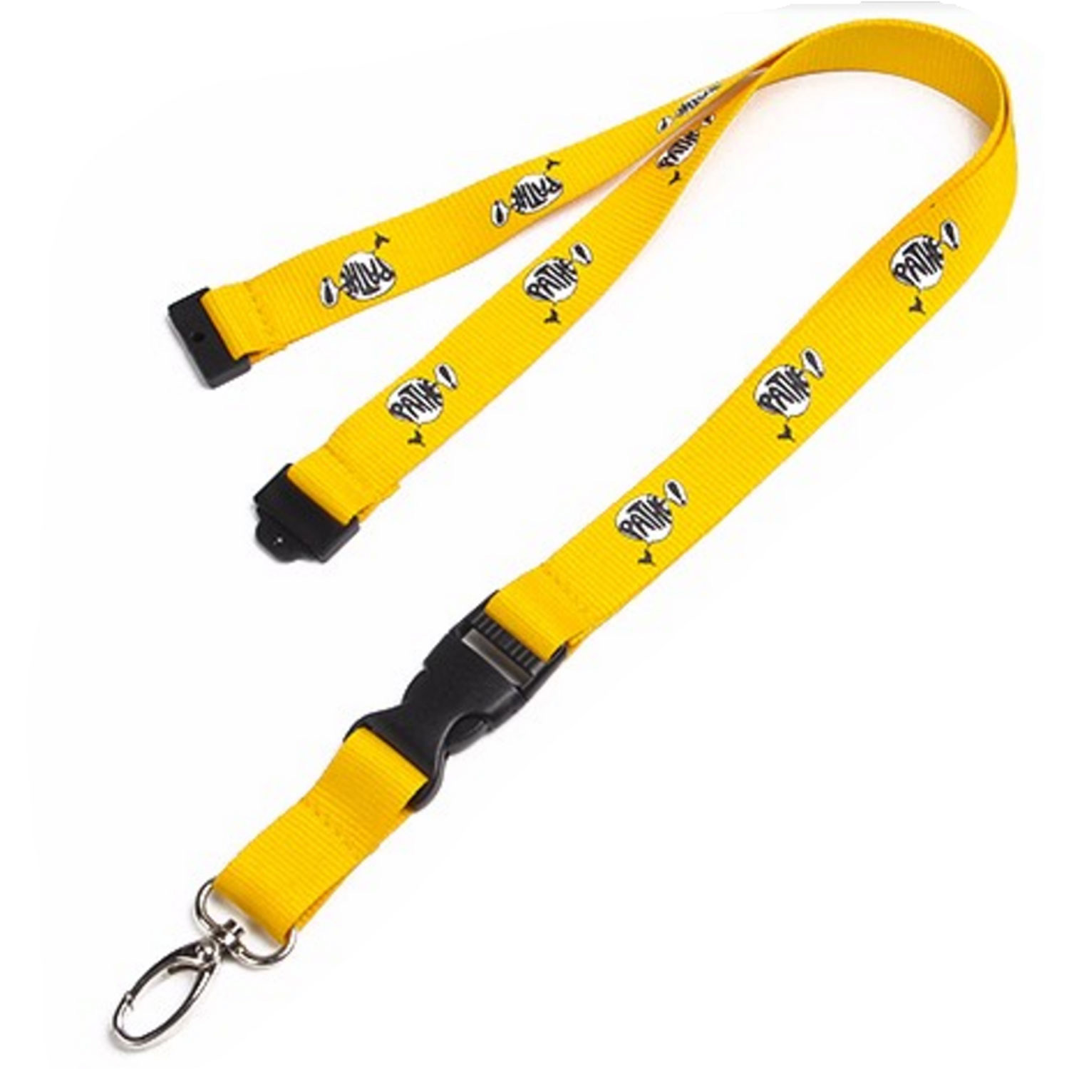 Polyester Lanyards w/ Buckle Release and Safety
