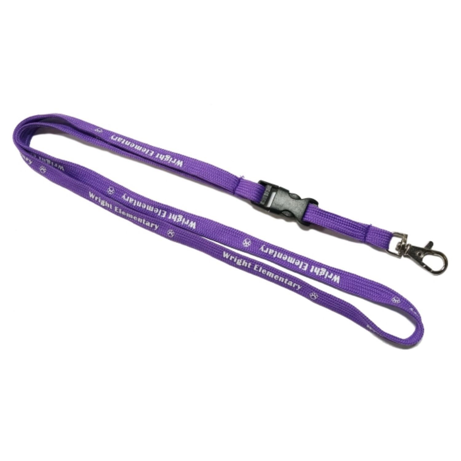 Tube Lanyards with detectable Buckle