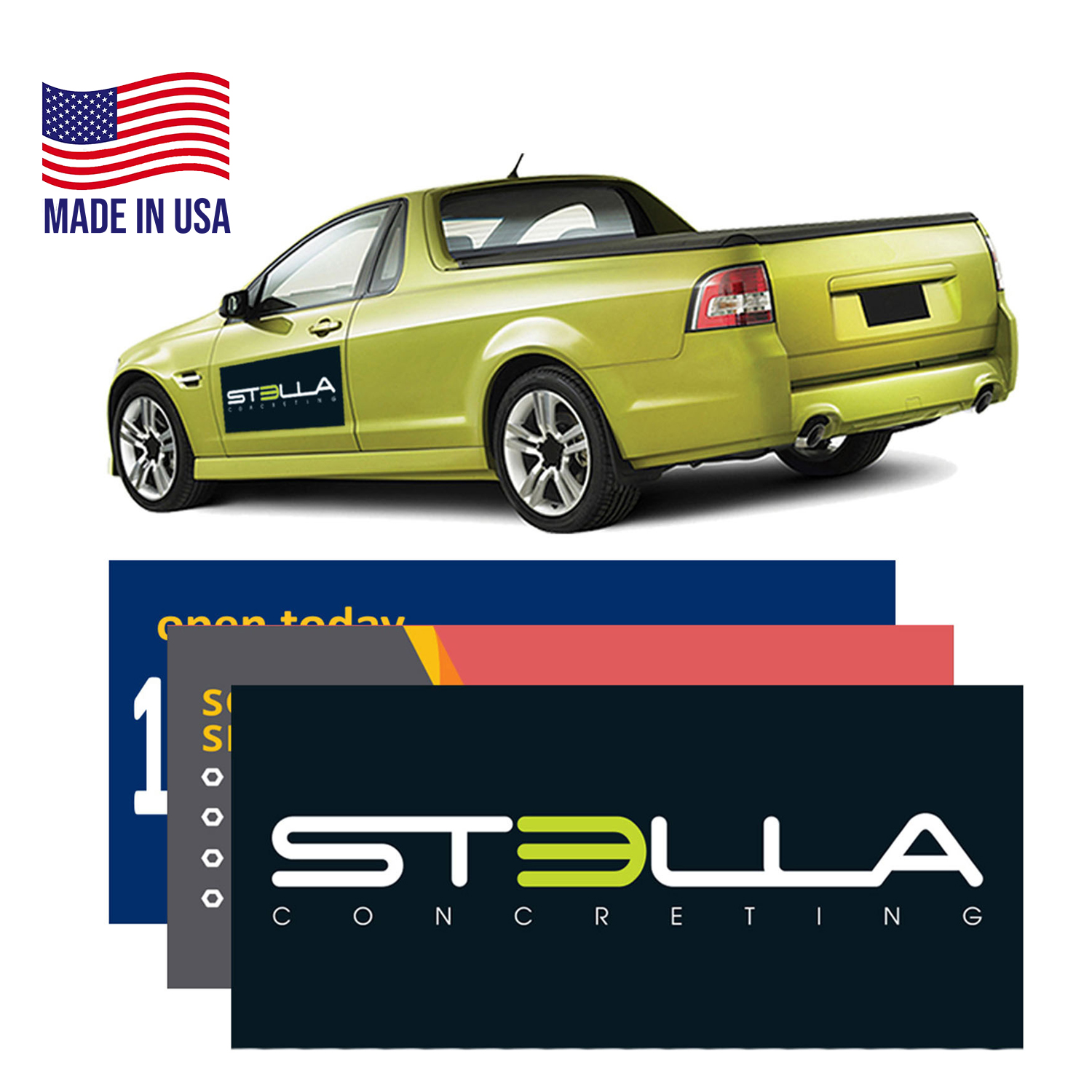 USA Made - 30 mil Car sign / Outdoor flexible Magnet