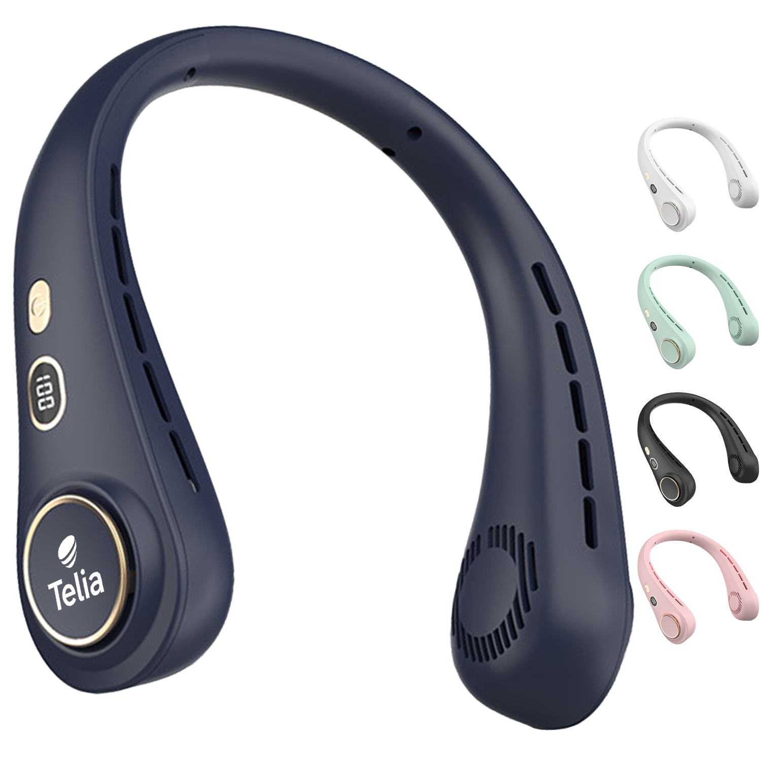 Rechargeable Silent Neckband Fan