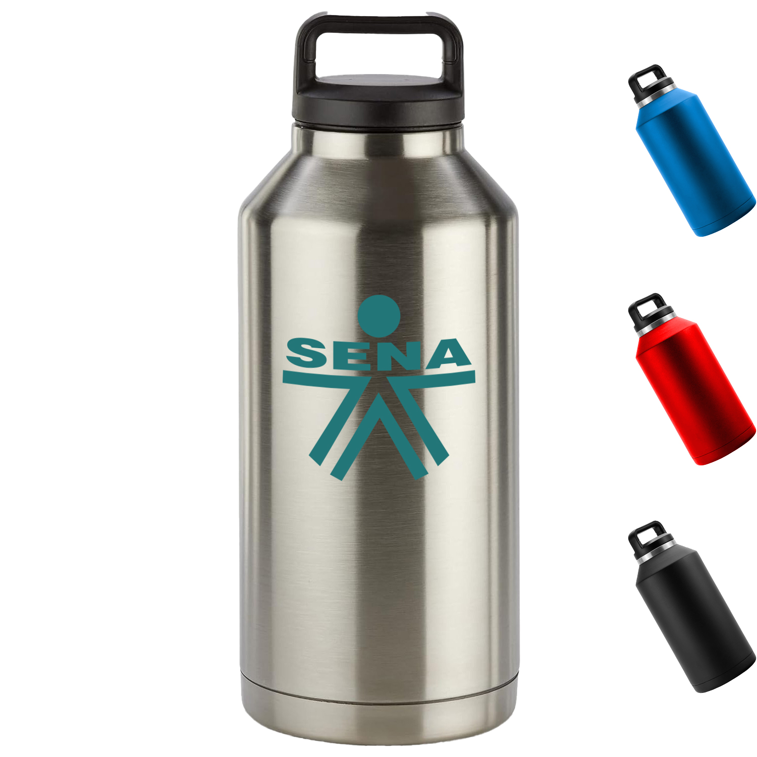 64-ounce Tumbler Made of Stainless Steel with Carrying Handle