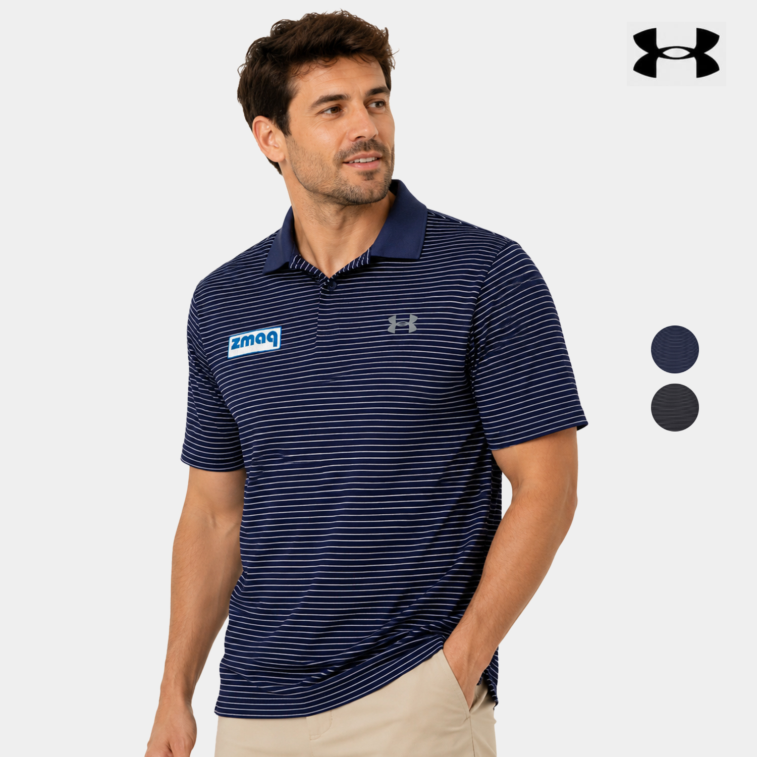 Under Armour Men's 3.0 Striped Perf Polo
