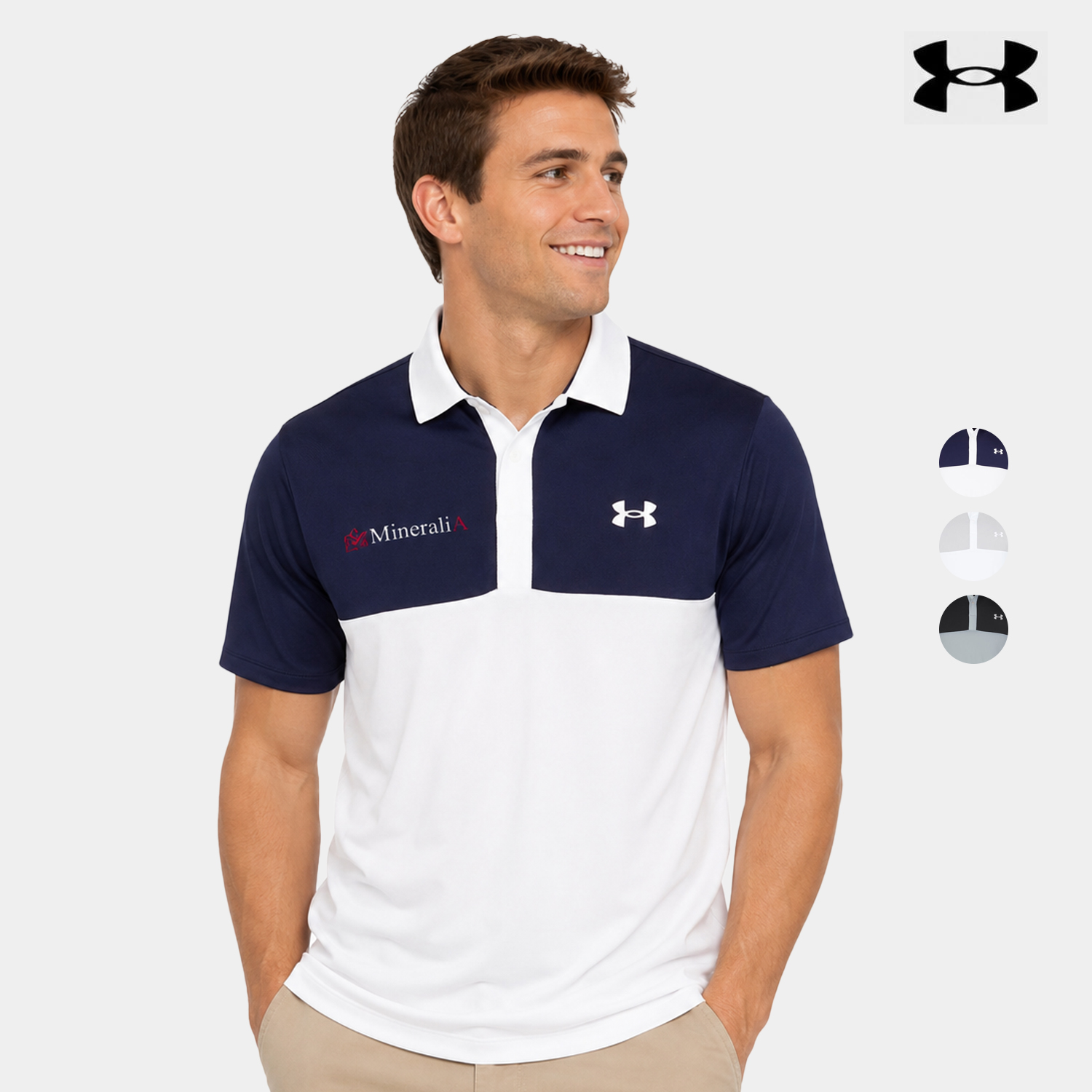 Under Armour Men's Performance 3.0 Colorblock Polo