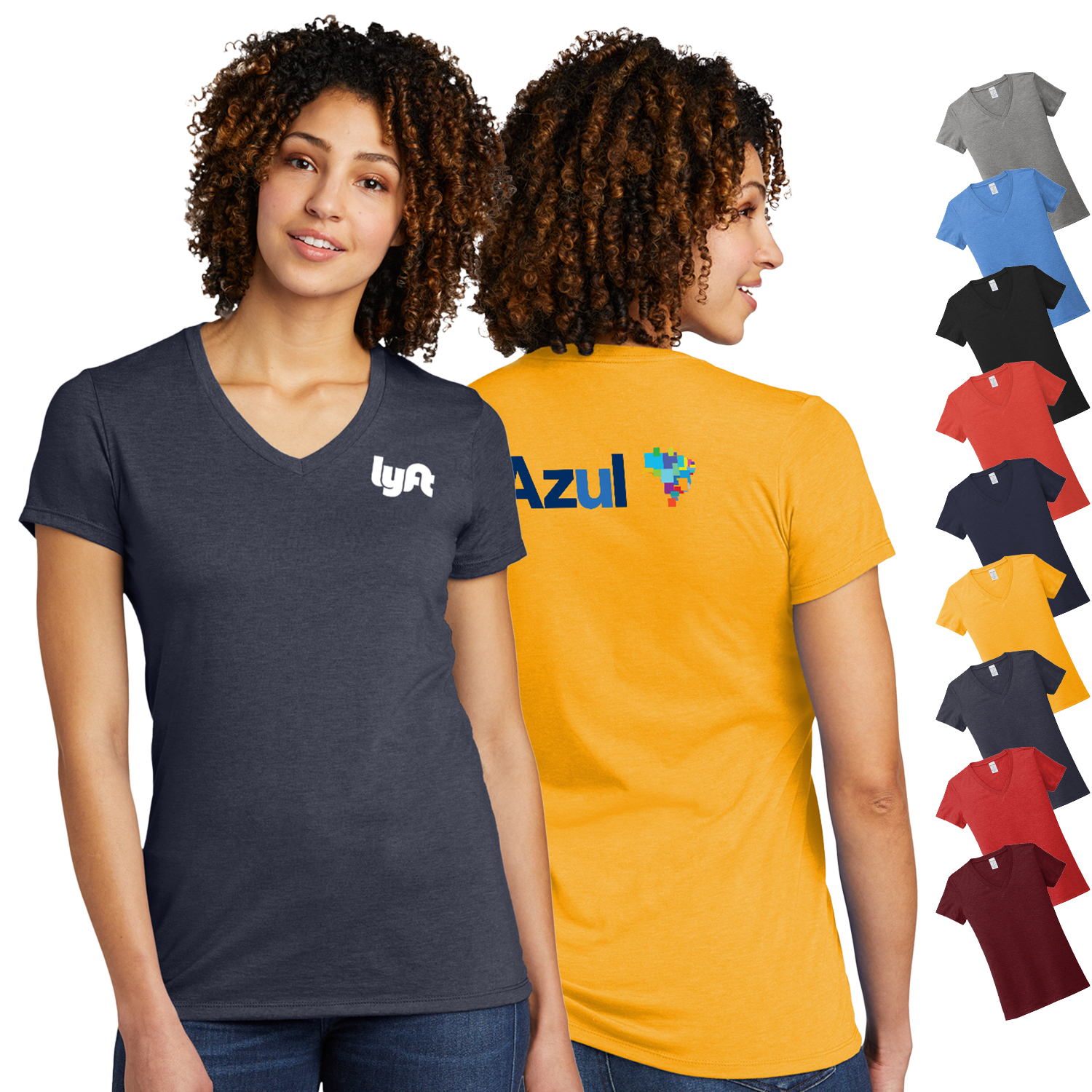 Allmade® Women’s Tri-Blend V-Neck Tee