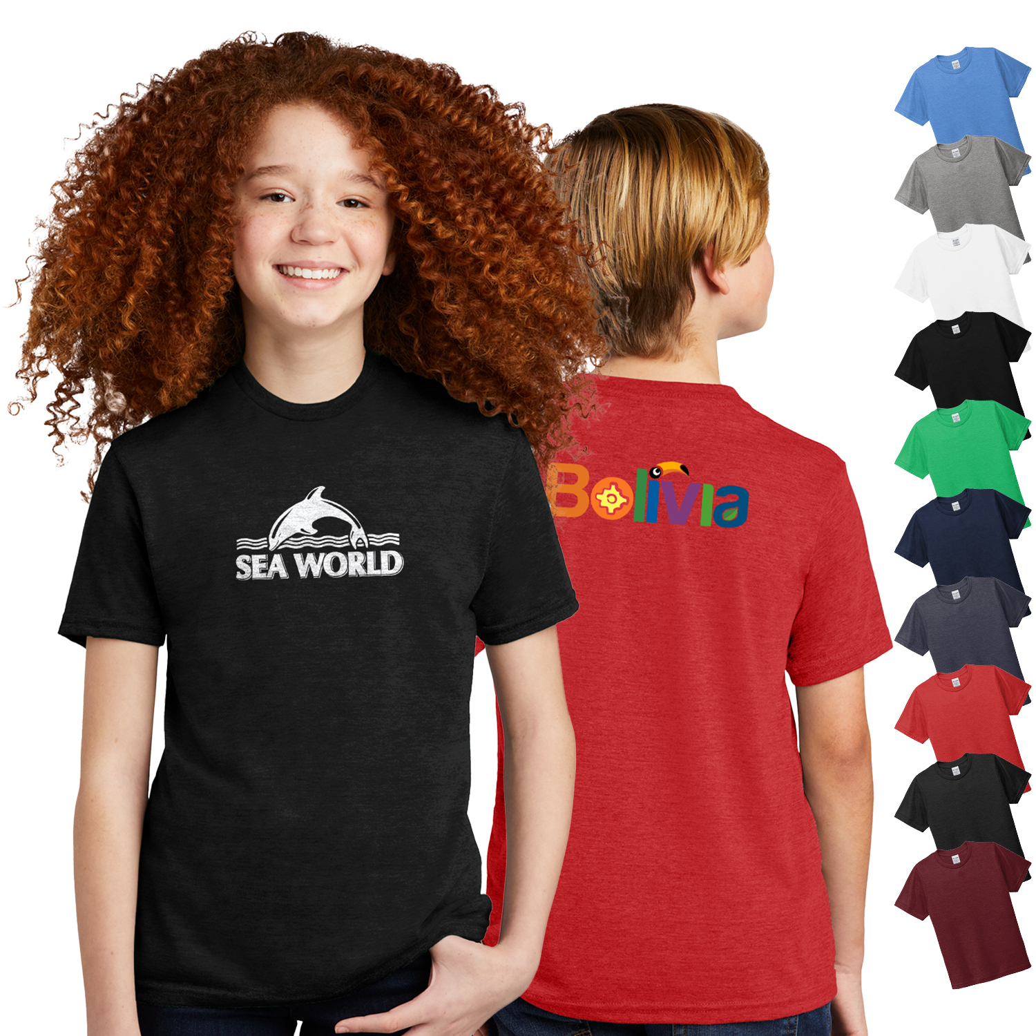 Allmade® Youth Tri-Blend Tee