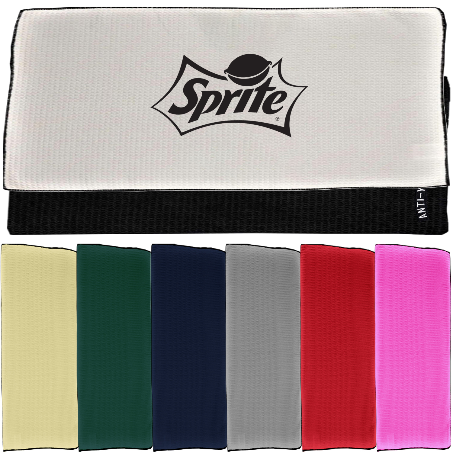 17" x 40" Polyester Waffle Weave Golf Towel