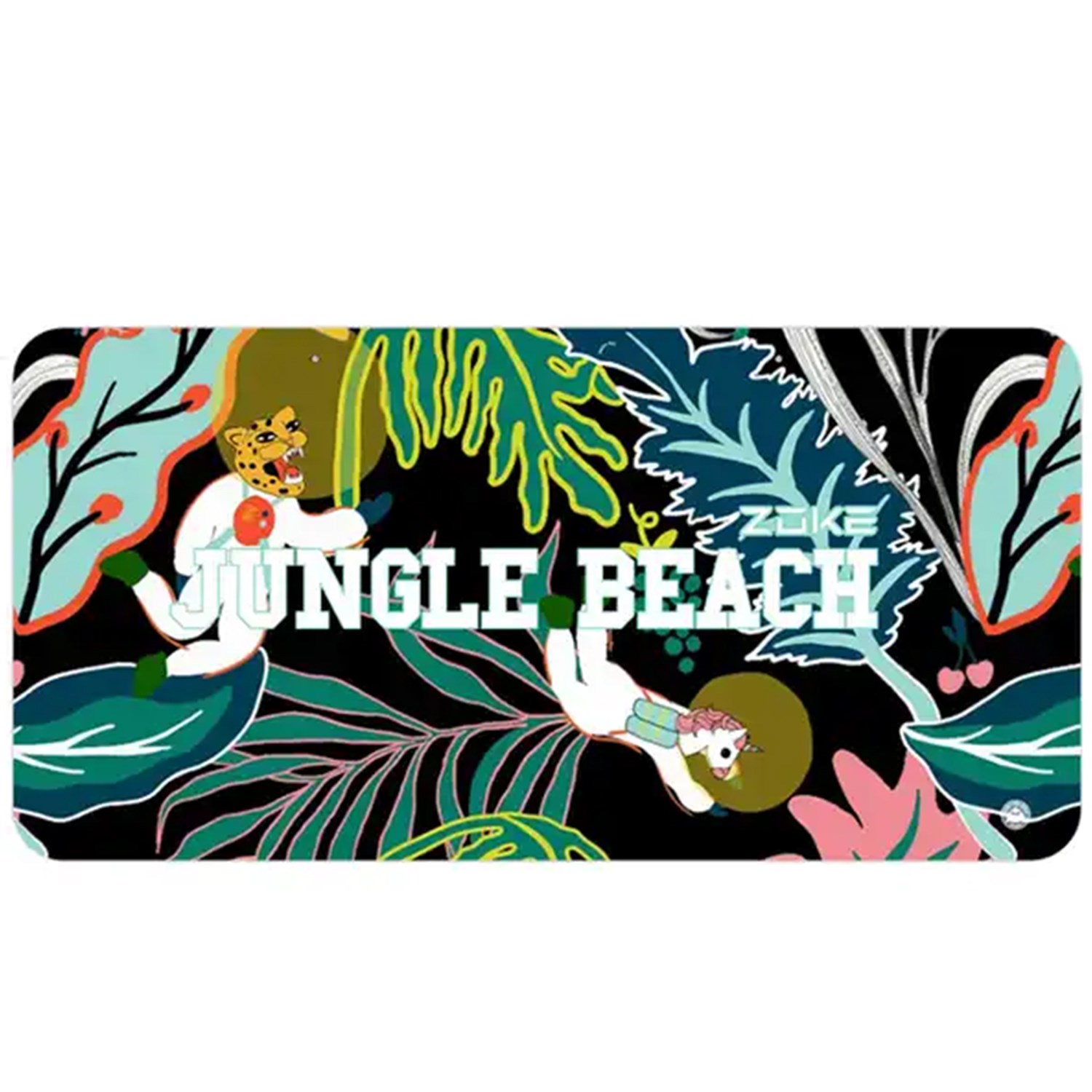 30″ X 60″ Sublimated Silk Touch Velour Beach Towel