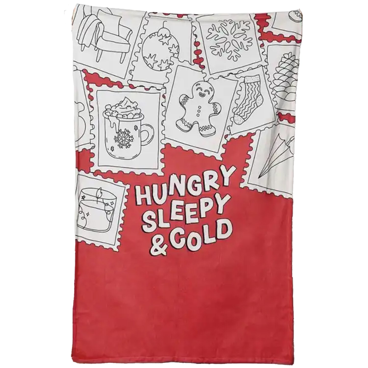 30” x 40” Cotton Feel Swaddle Sublimation Blanket 185 GSM