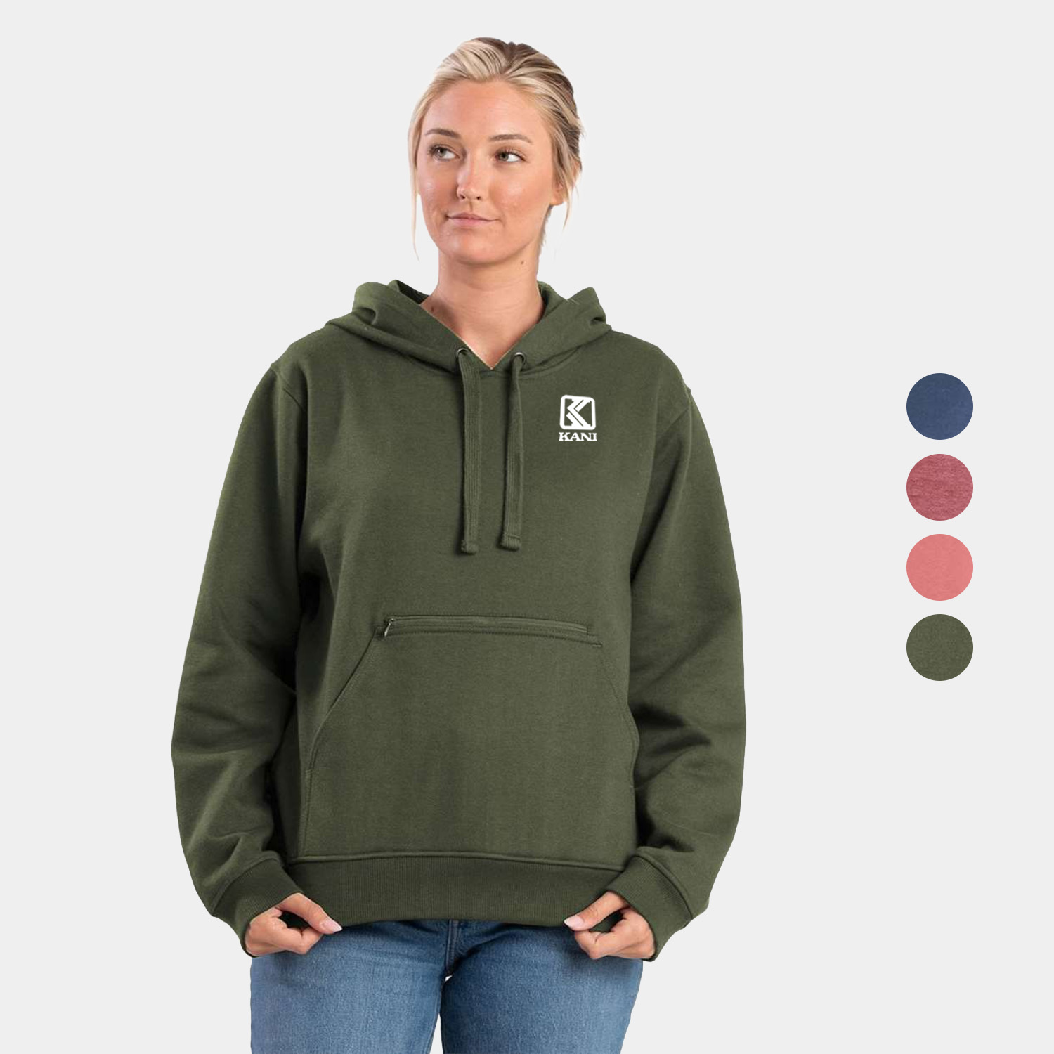 BERNE® Women's Heritage Zippered Pocket Hooded Sweatshirt