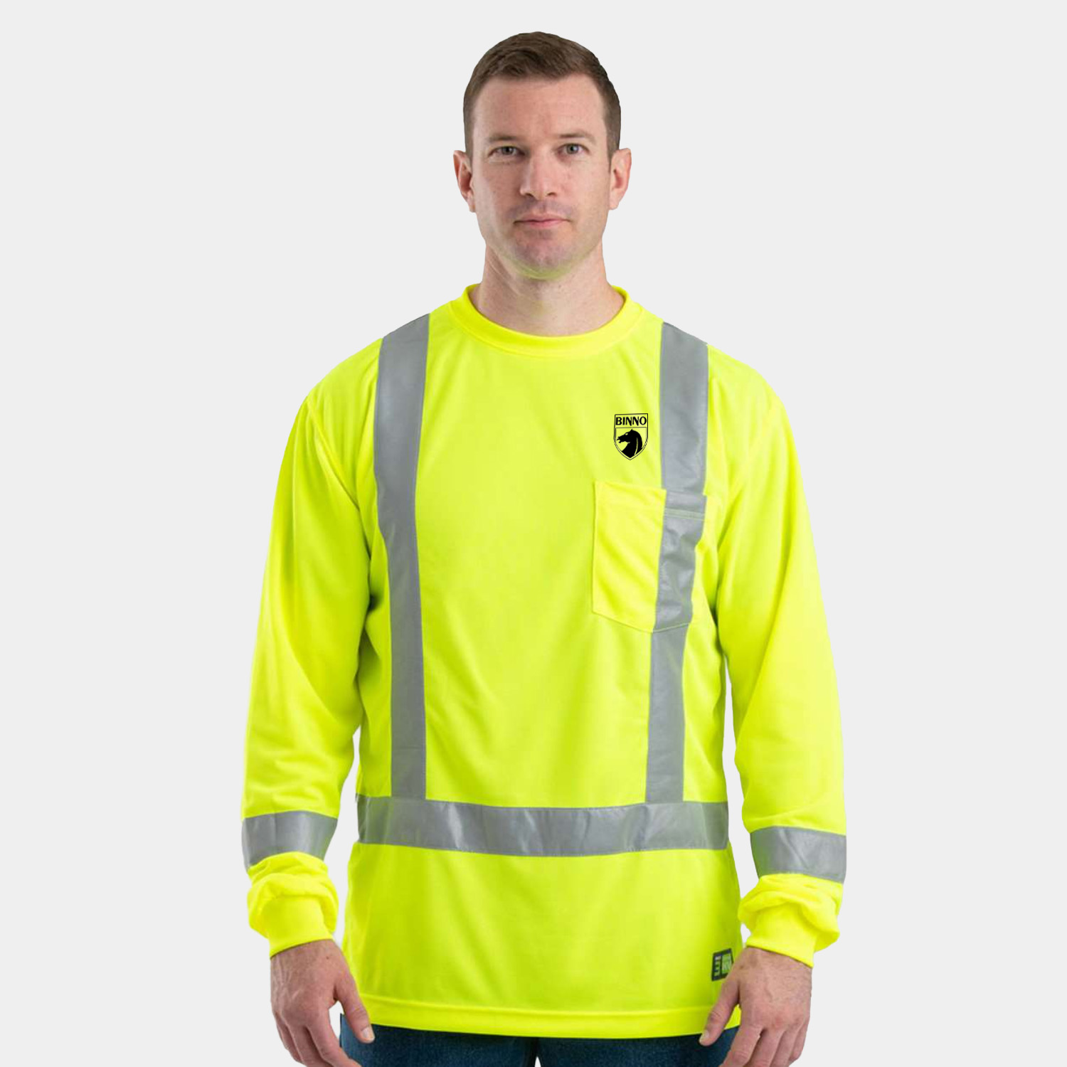 BERNE® Men's Hi-Vis Class 3 Performance Pocket T-Shirt