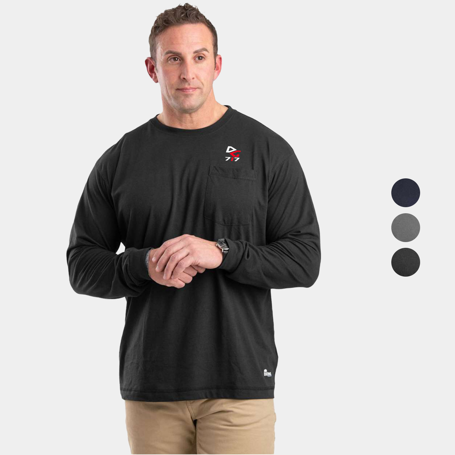 BERNE® Men's Performance Long Sleeve Pocket T-Shirt