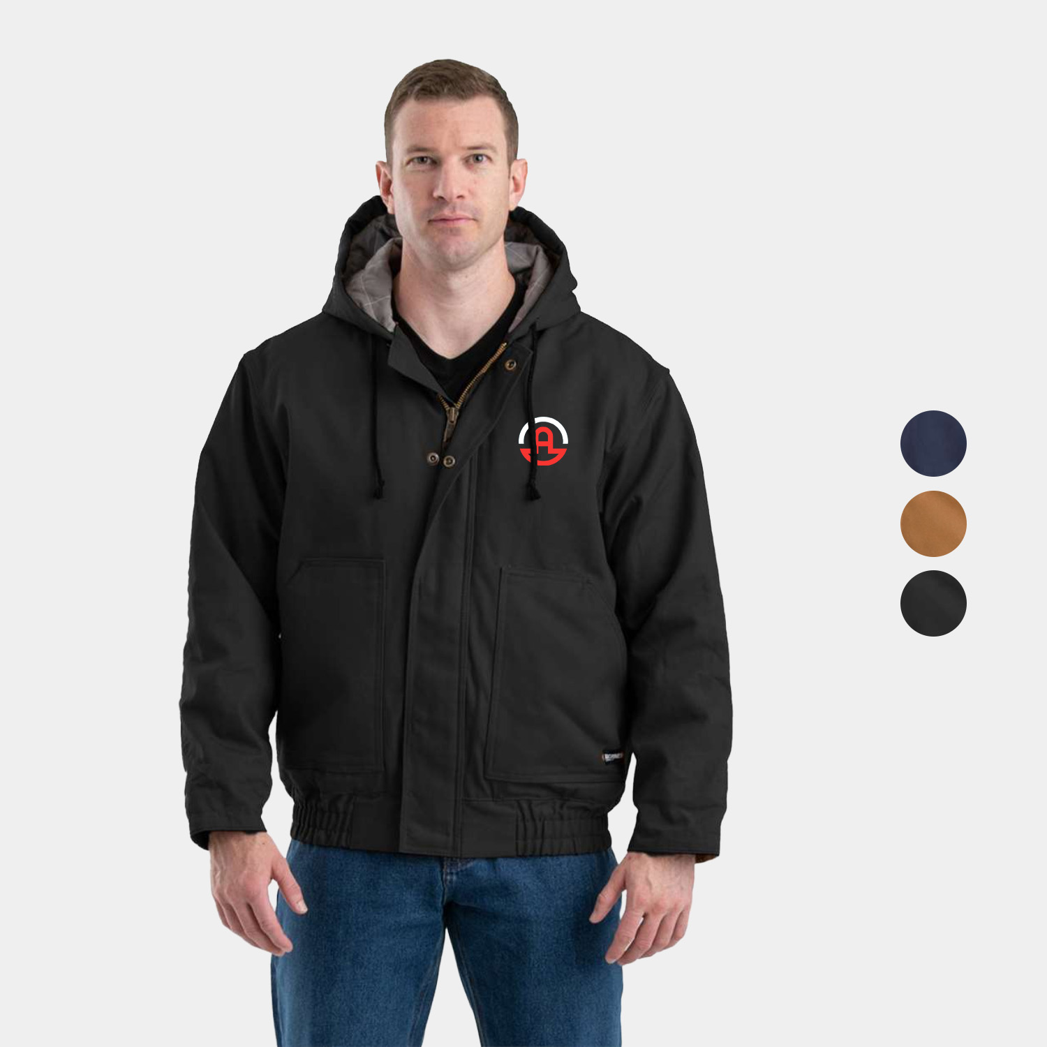 BERNE® Men's Flame-Resistant Hooded Jacket