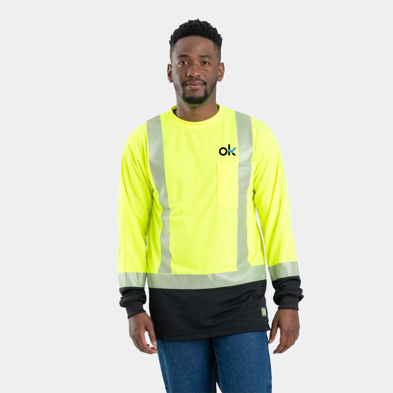 BERNE® Men's Hi-Vis Class 3 Color Blocked T-Shirt
