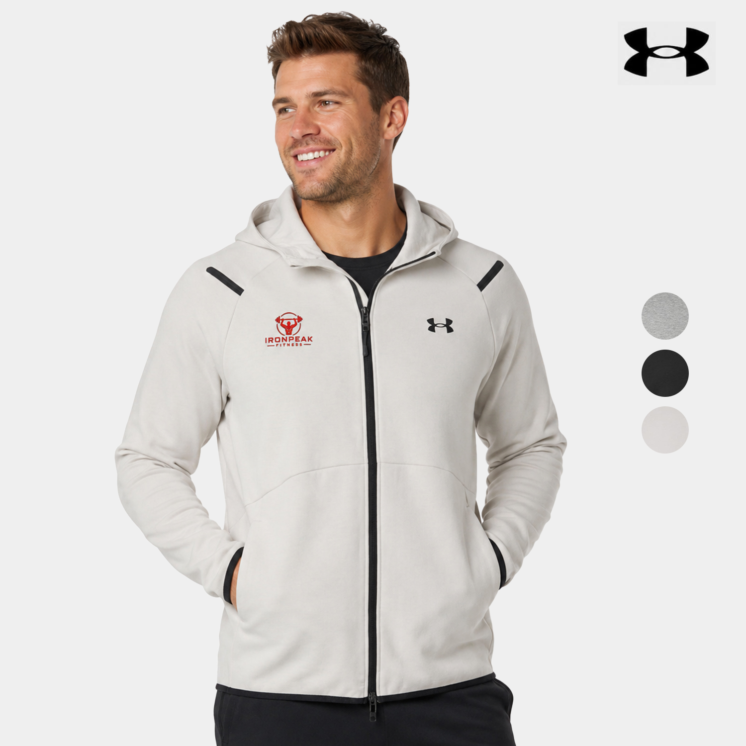 Under Armour Men's Unstoppable Fleece Full‑Zip Jacket