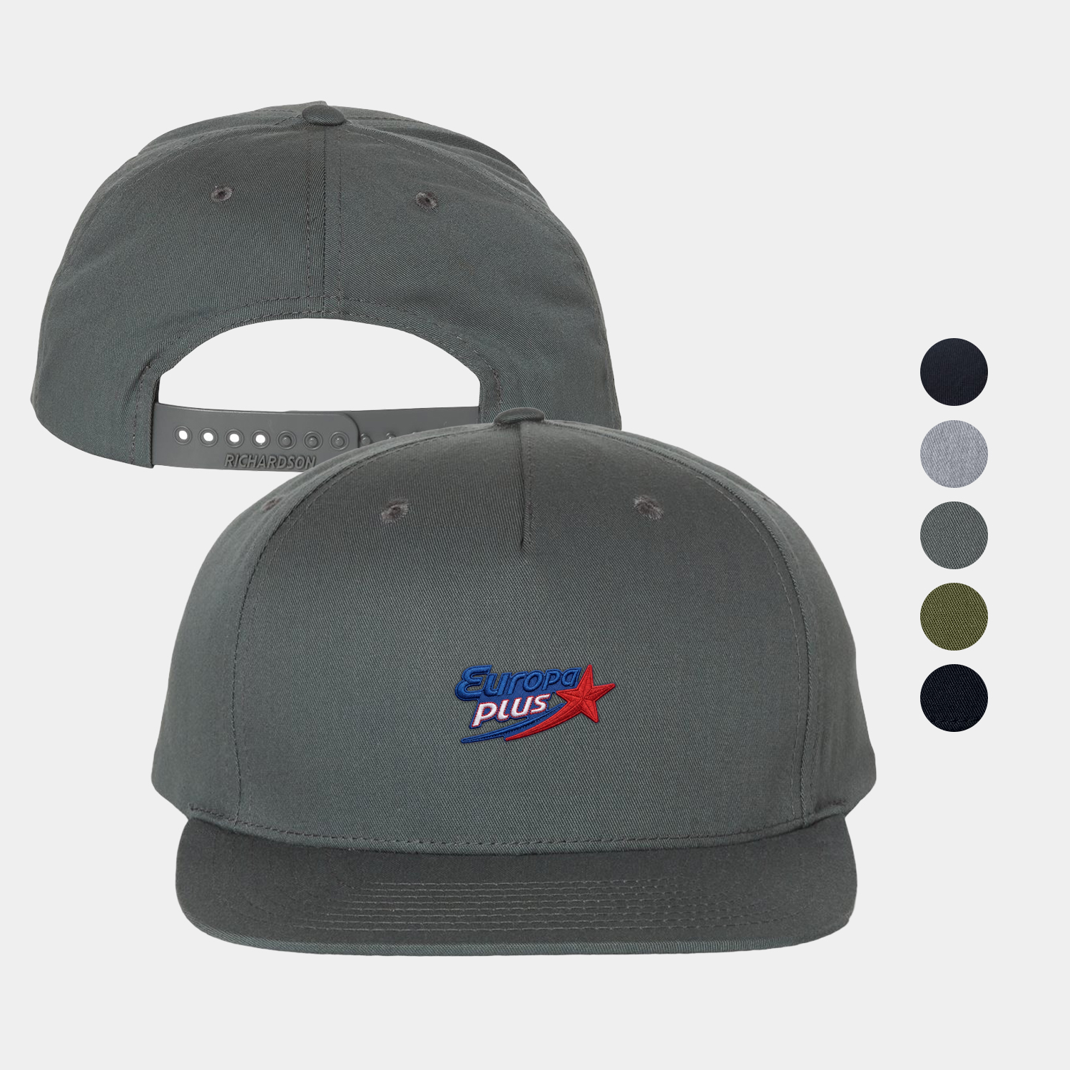 Pinch Front Structured Snapback Trucker Cap