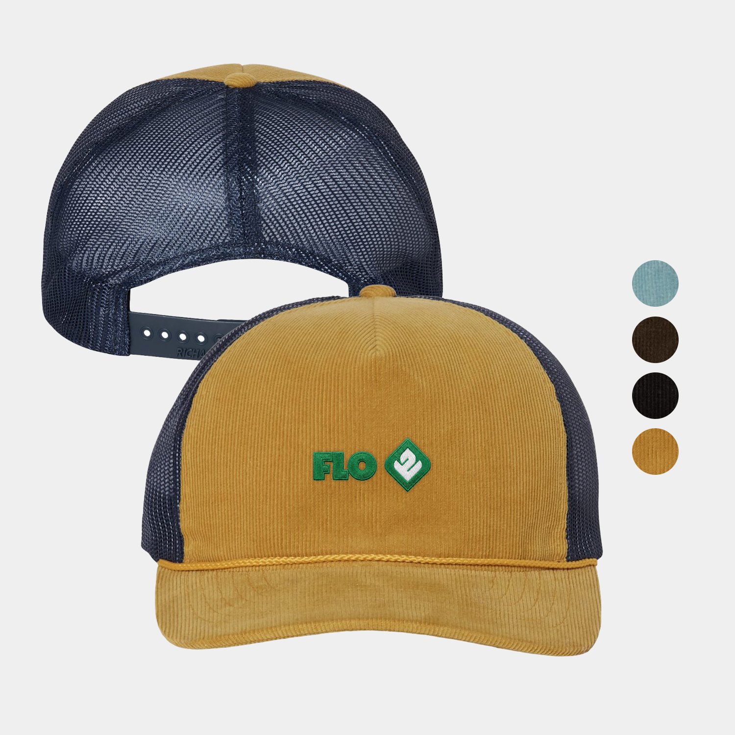 Troutdale Corduroy Rope Trucker Cap