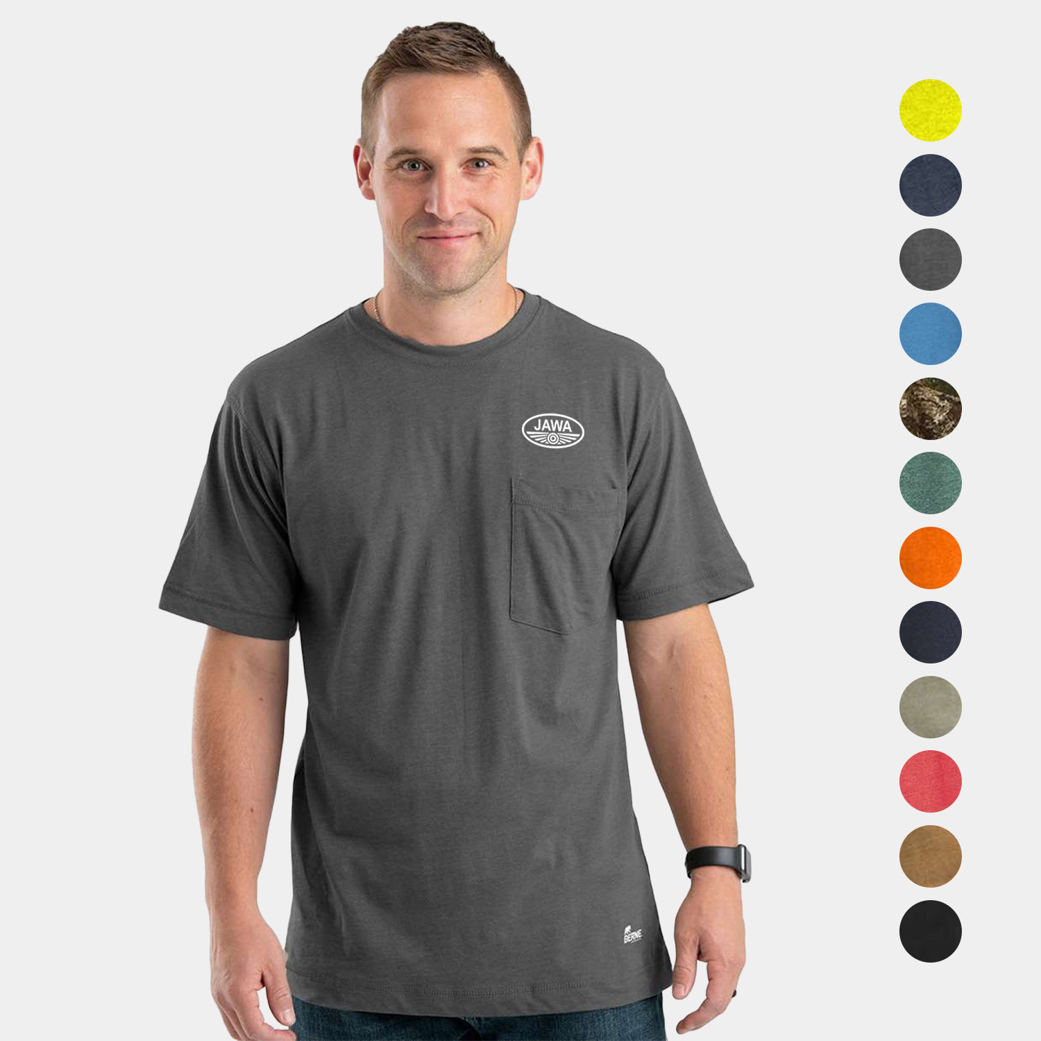 BERNE® Men's Lightweight Performance Pocket T-Shirt