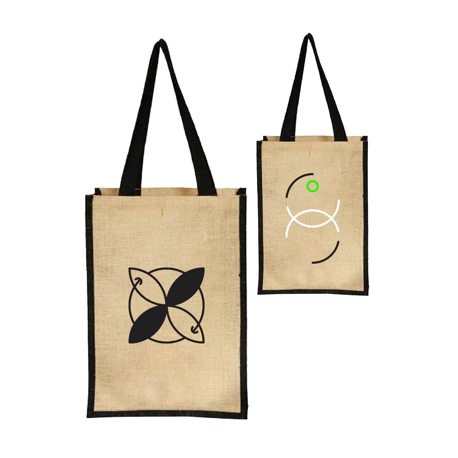 Eco-Friendly Jute Tote with Long Web Handles