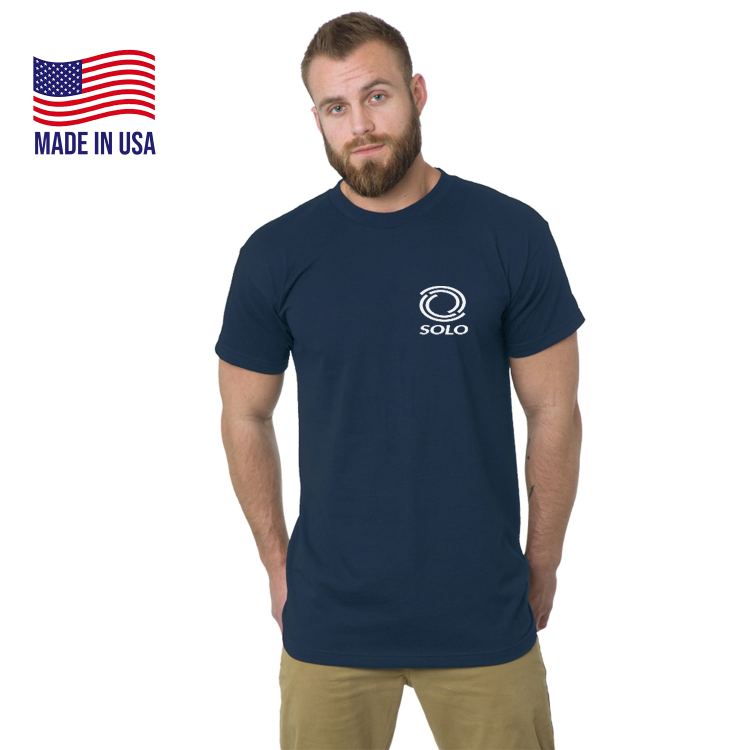 USA-Made Big & Tall Heavyweight Crew Tee