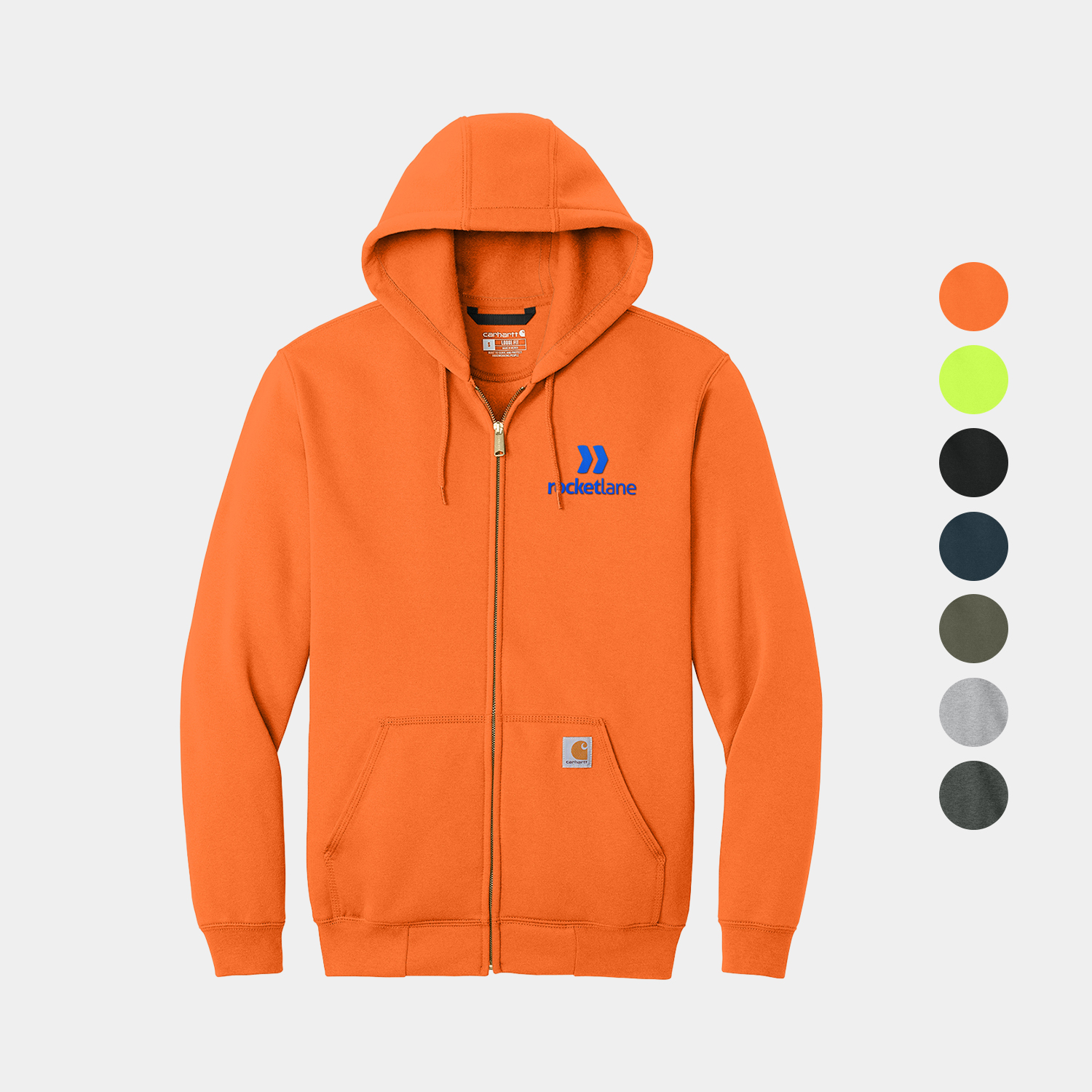 Carhartt® Midweight Hooded Zip-Front Sweatshirt