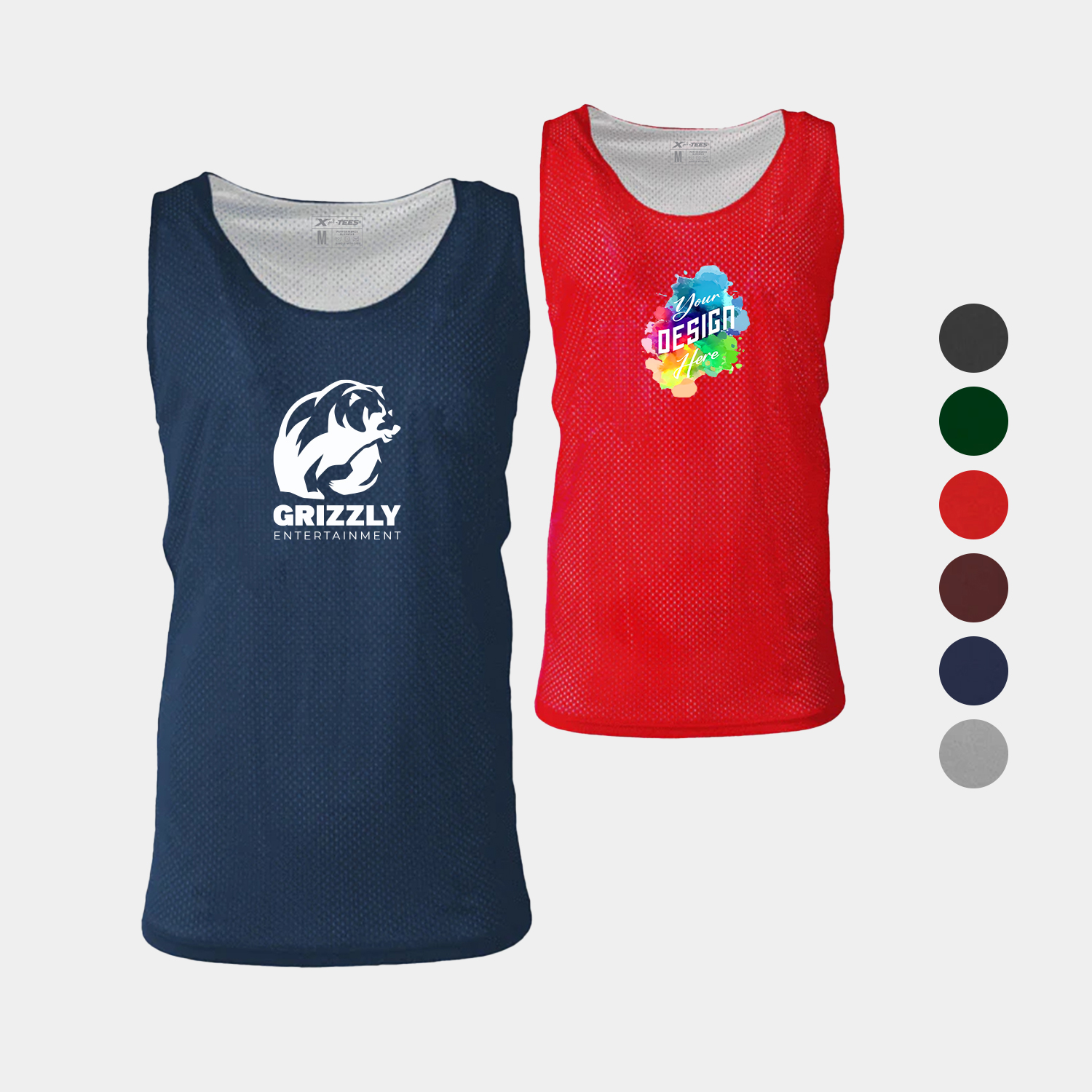 Men’s Core Mesh Reversible Basketball Tank Top