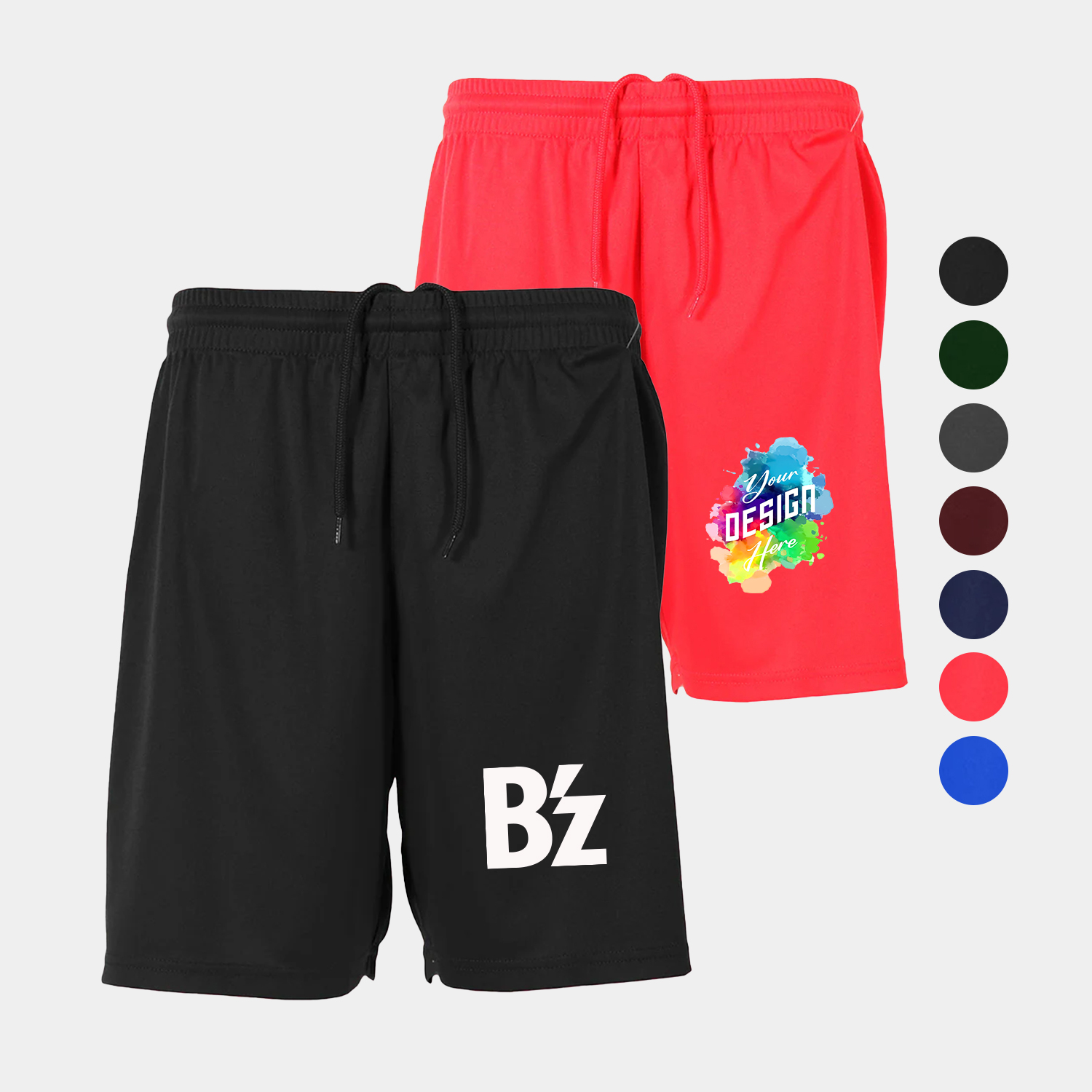 Men’s Graded Performance Shorts with Pockets