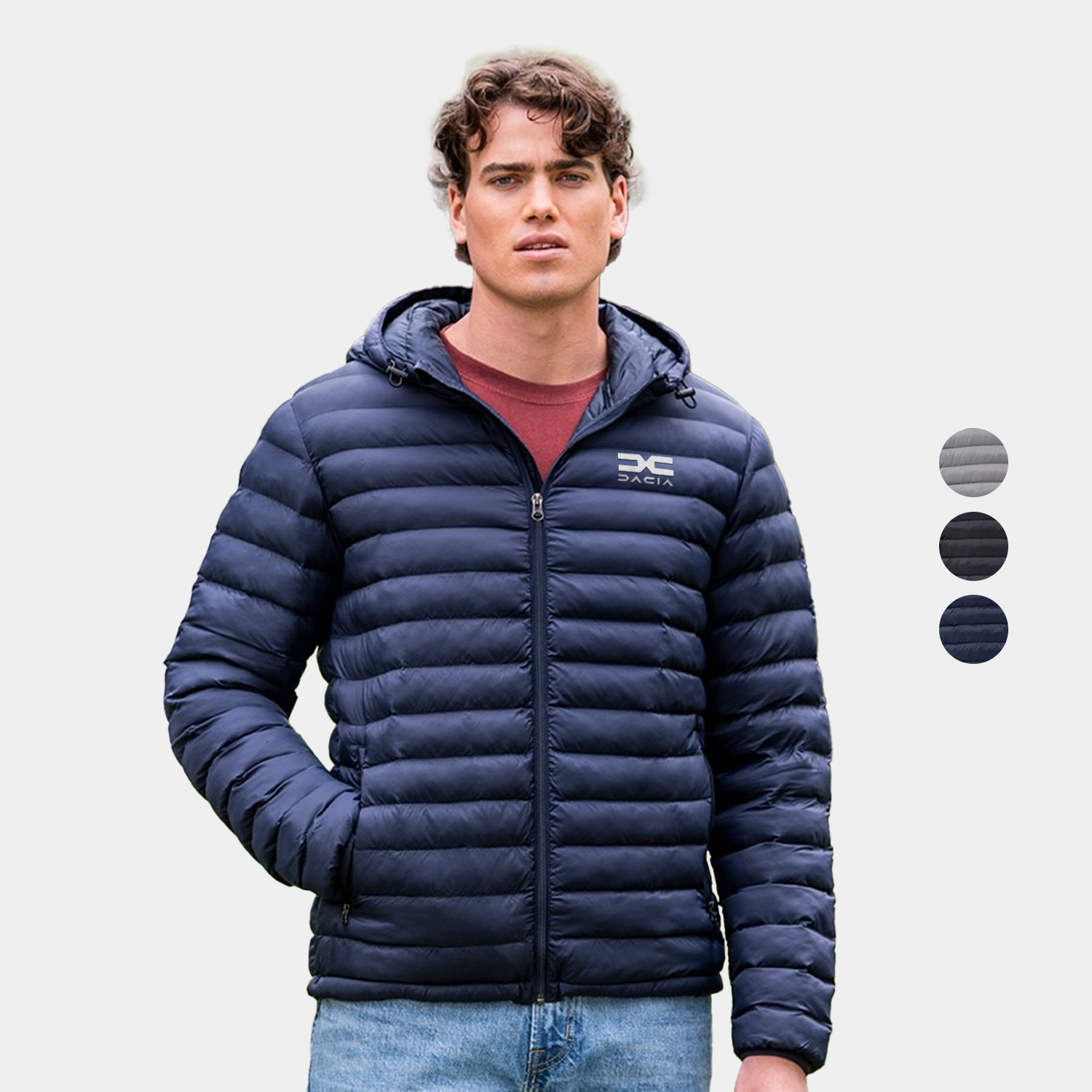 Weatherproof® Men’s Water-Resistant Puffer Jacket with Hood