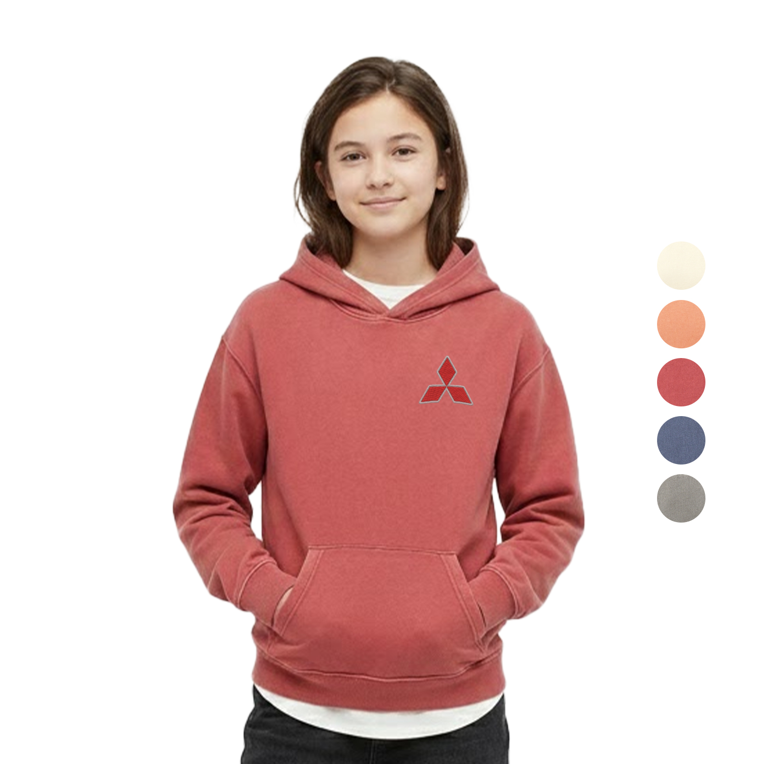 Coastal Color™ Cotton Blend Garment Dye Youth Hoodie
