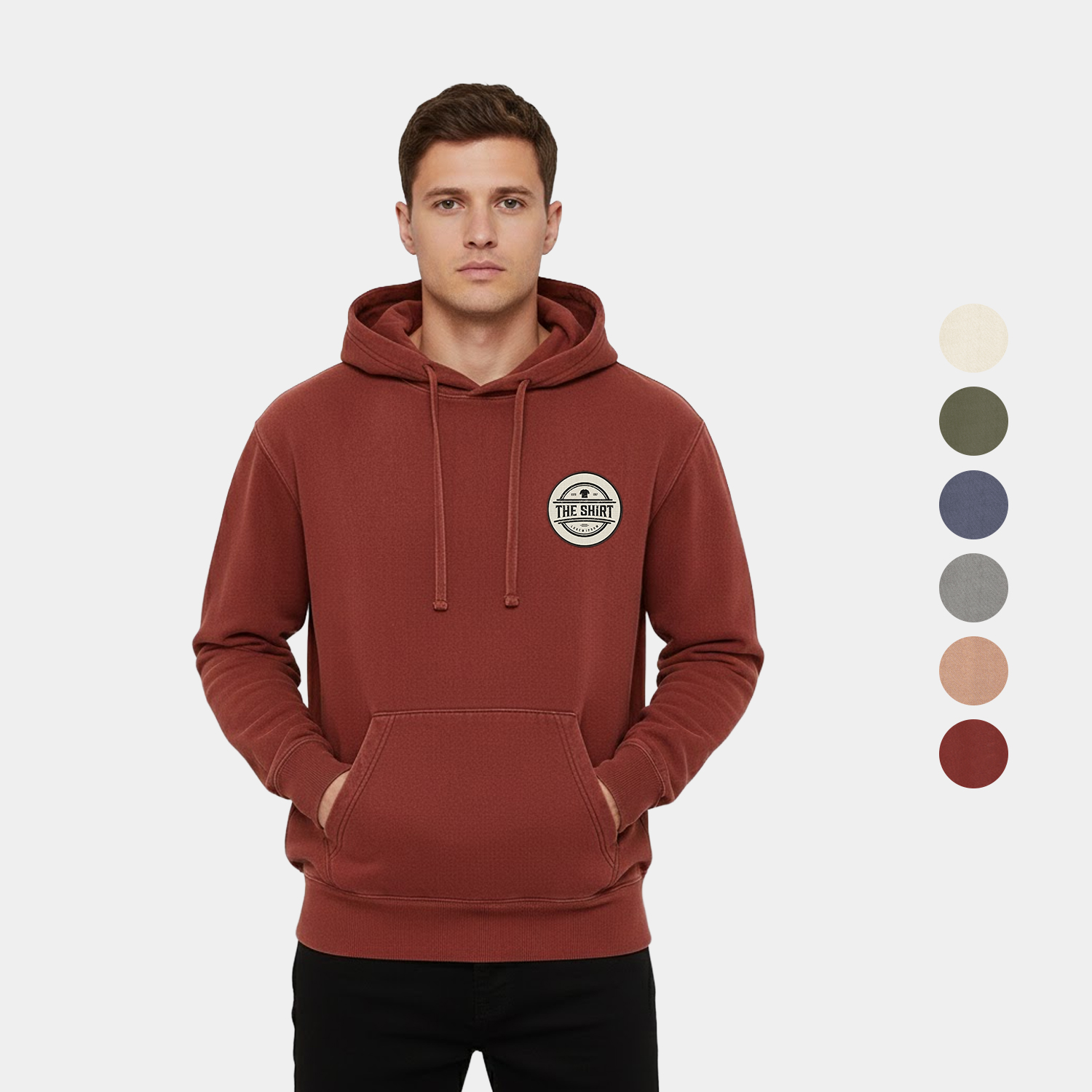 Coastal Color™ Garment-Dyed Fleece Hoodie