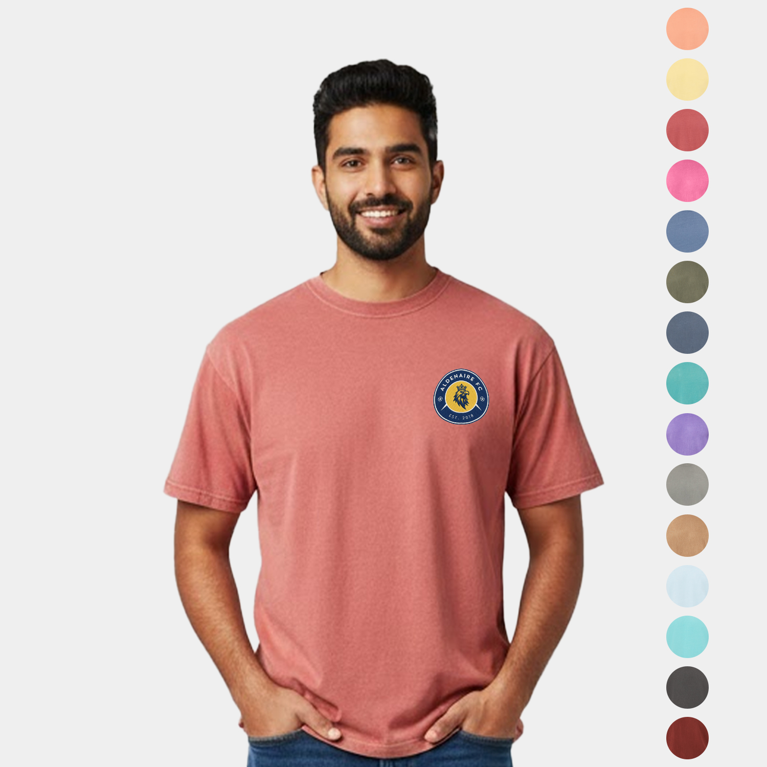 Classic Fit Ring Spun Coastal Color T-Shirt