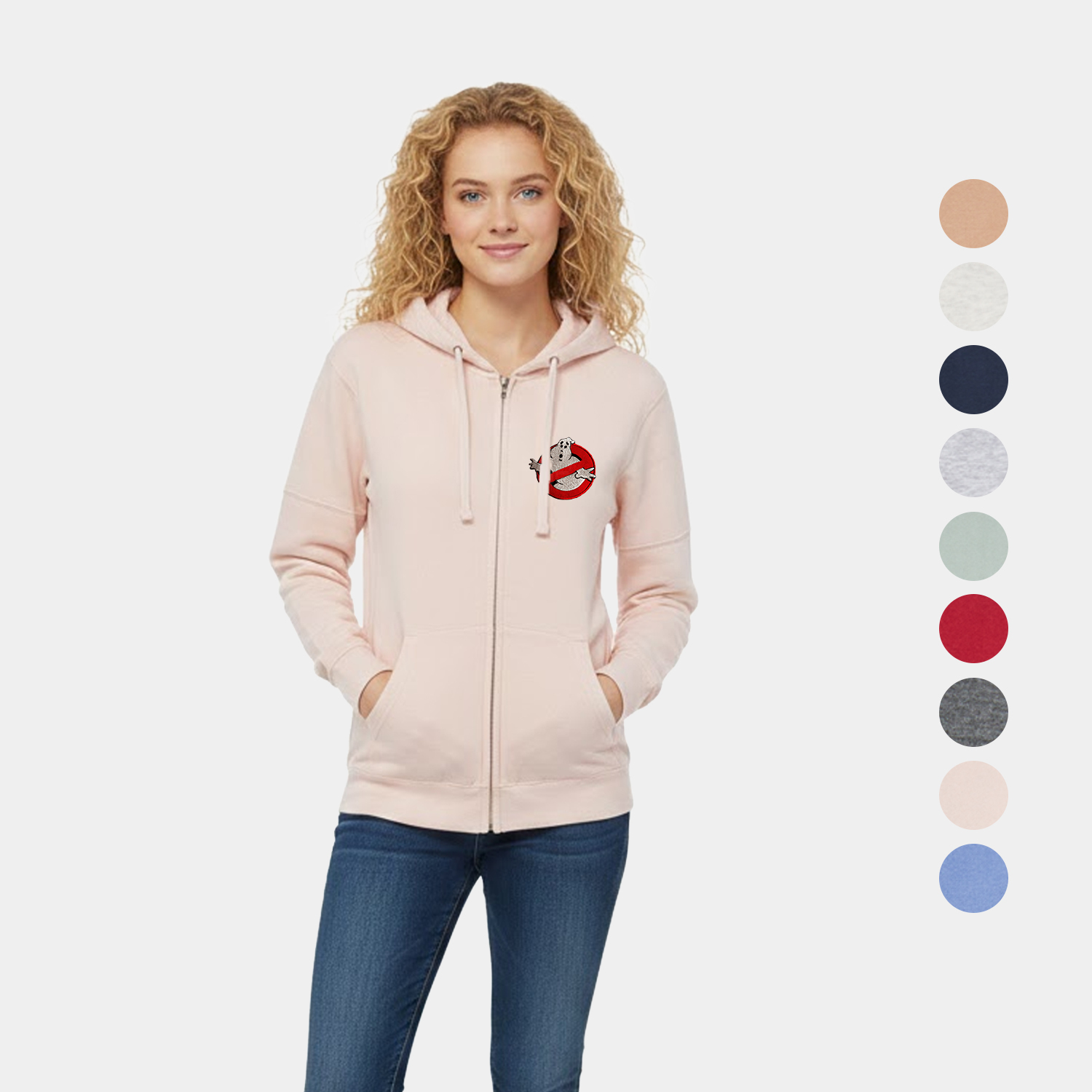 Vintage Fleece Ladies Sueded Full-Zip Hoodie