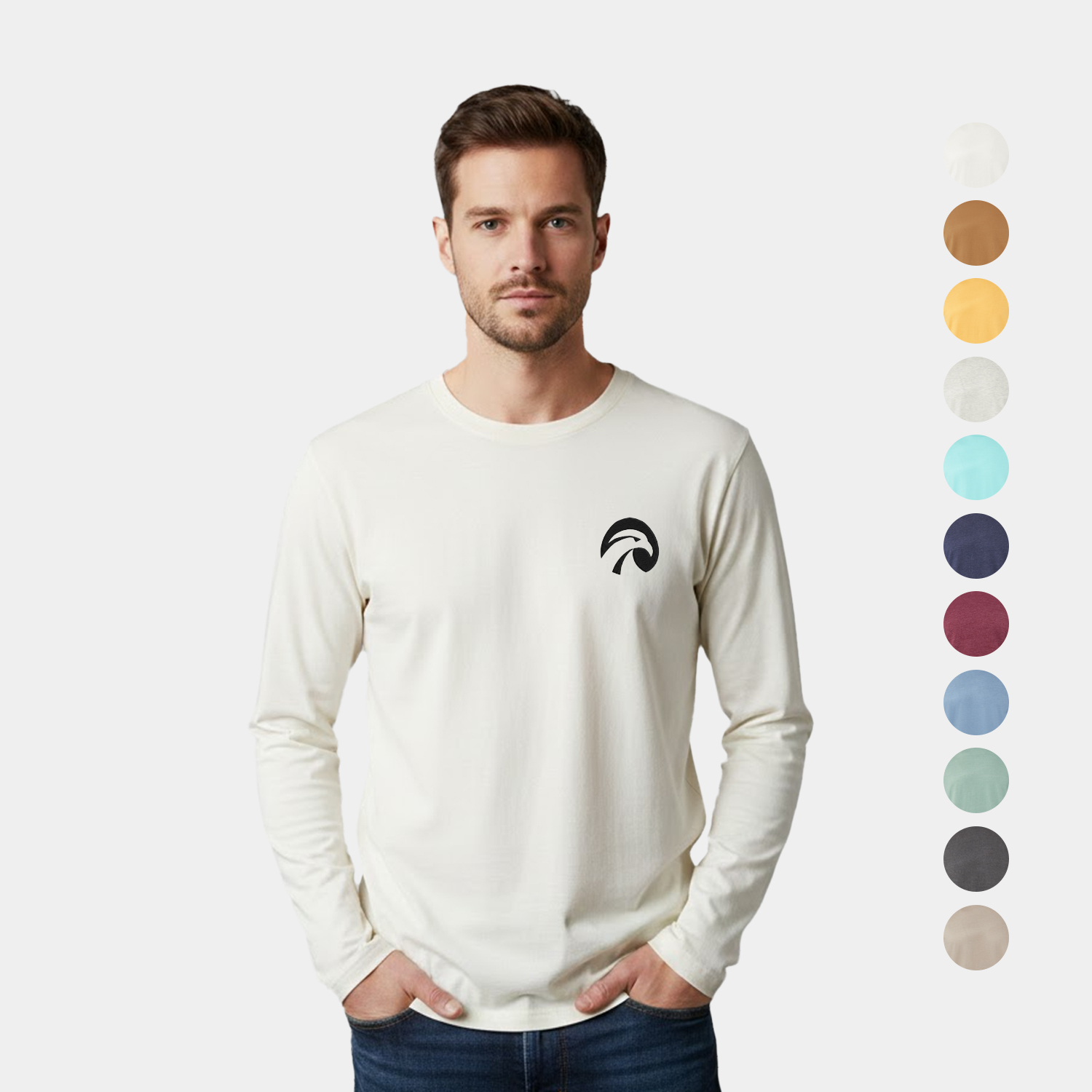 Summit Organic Cotton/Recycled Polyester Long Sleeve Tee