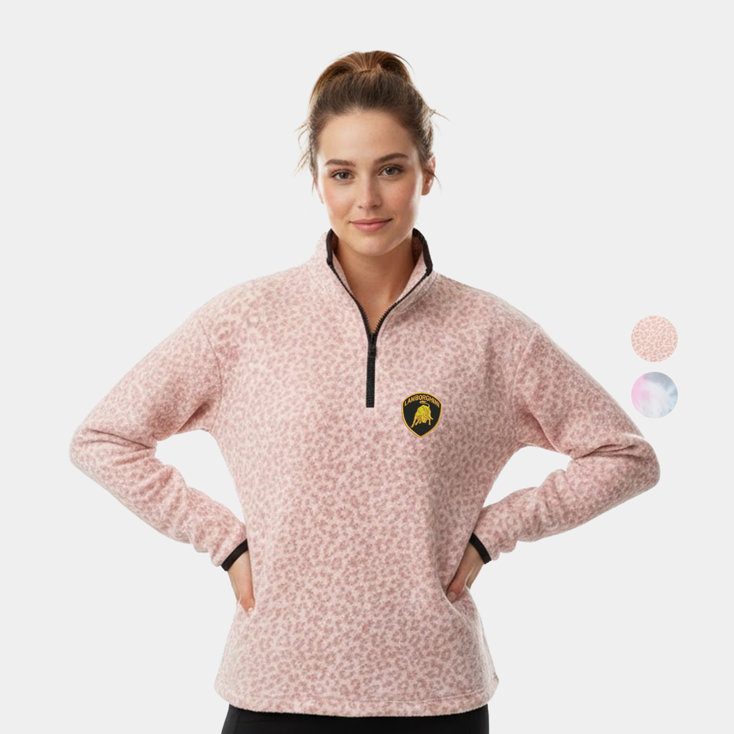 Aurora™ Women’s Contrast Trim Polar Fleece Quarter Zip