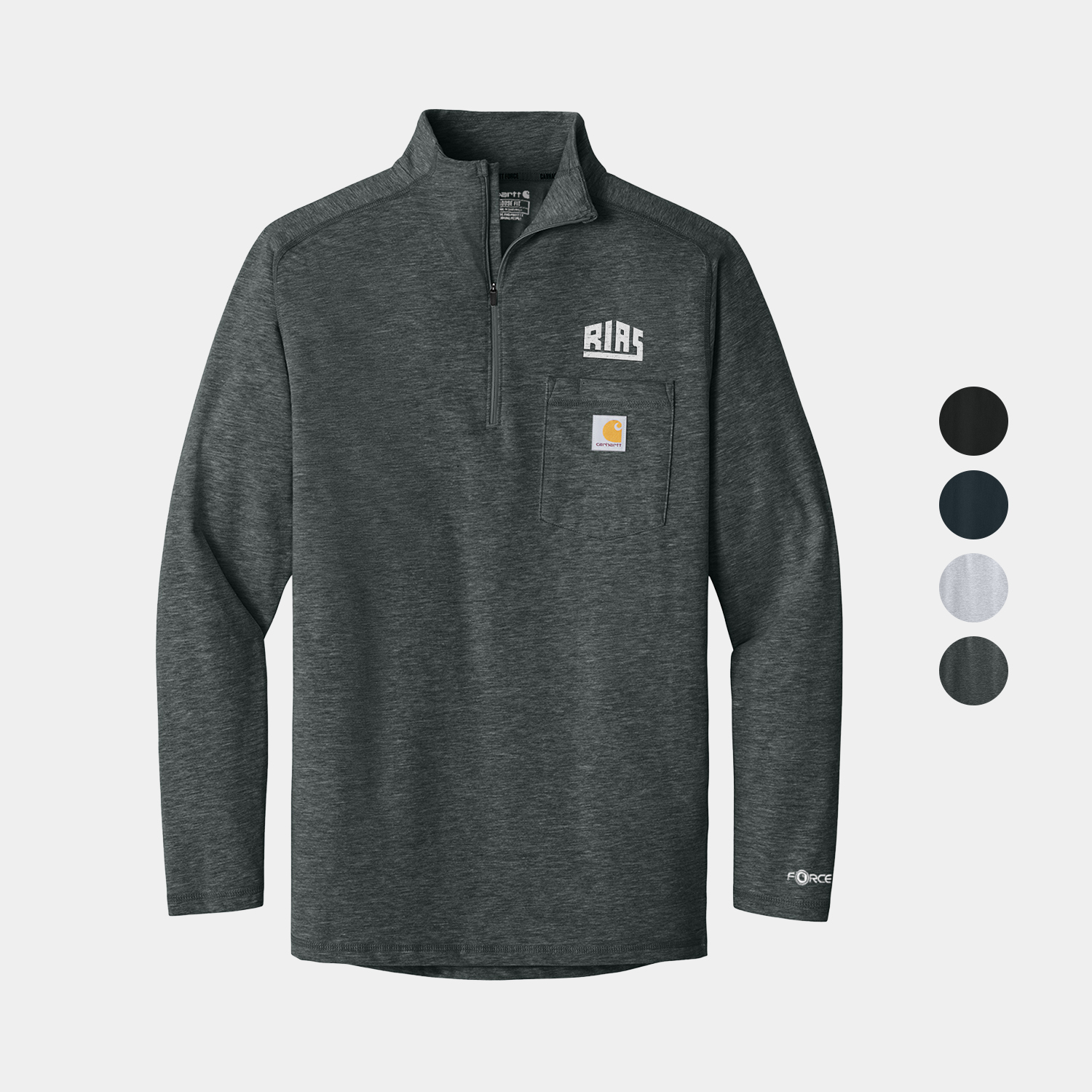 Carhartt Force® 1/4-Zip Long Sleeve T-Shirt