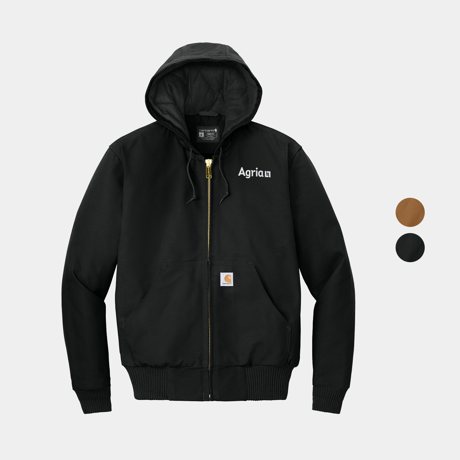 Carhartt® Tall Quilted-Flannel-Lined Duck Active Jac