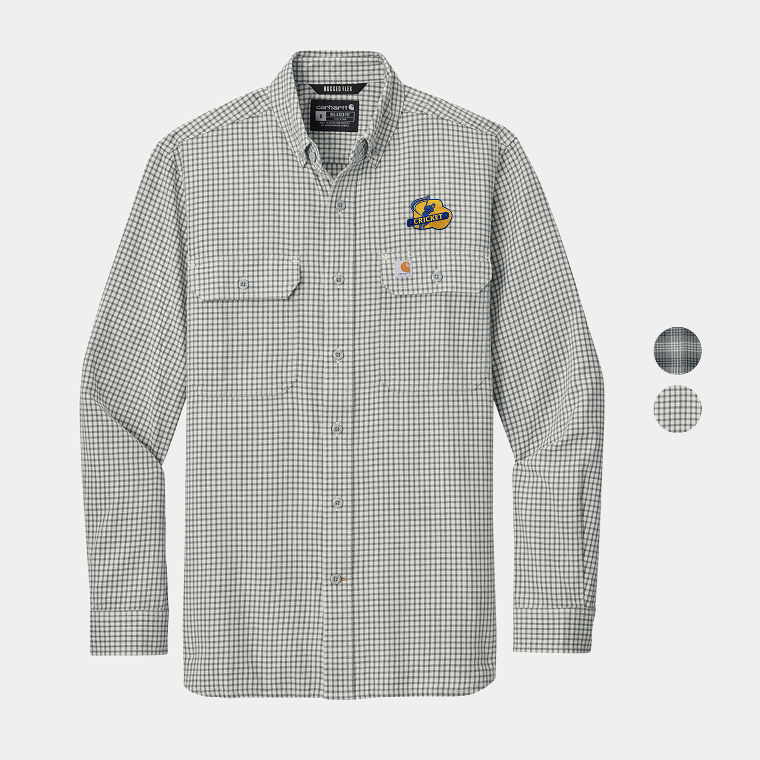 Carhartt Rugged Flex Plaid Long Sleeve Work Shirt