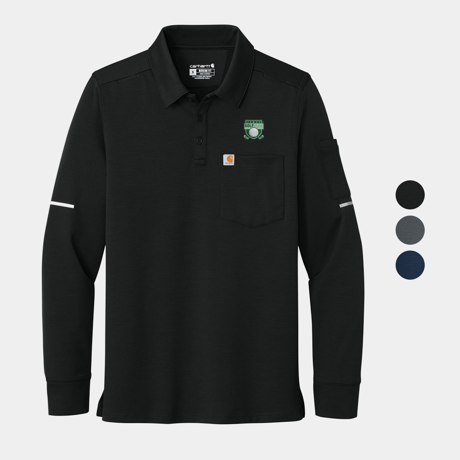 Carhartt FLD & RSCU Long Sleeve Utility Polo