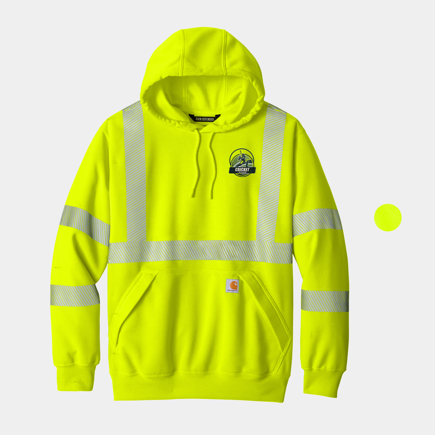 Carhartt ANSI Class 3 High-Visibility Hooded Sweatshirt